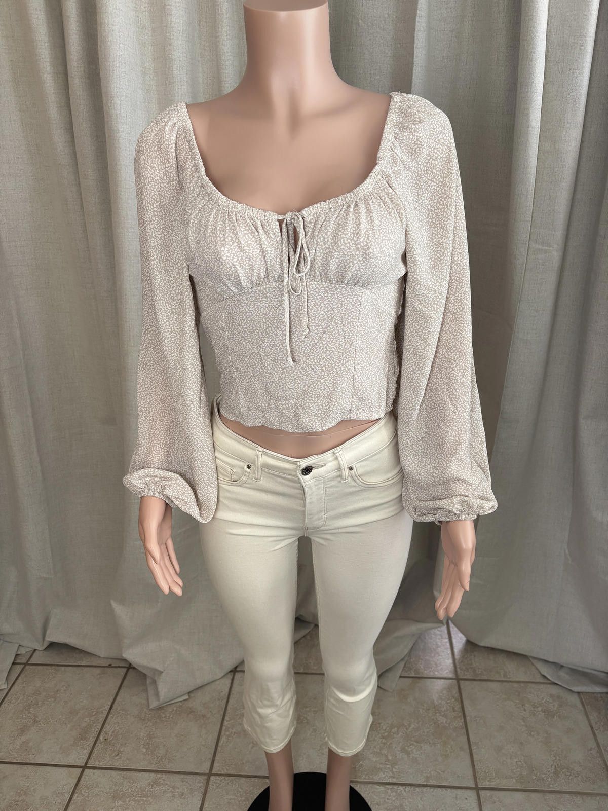 Other Sienna Sky Blouse Balloon Sleeves. Boho Fairy CottageCore. M Size M / US 6-8 / IT 42-44 - 5 Thumbnail