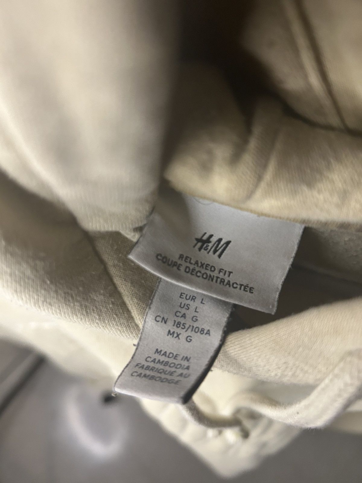 H&M “ONE HORIZON” HOODIE Size US L / EU 52-54 / 3 - 4 Thumbnail