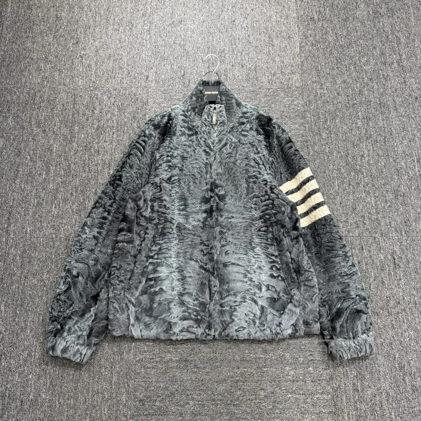 Thom Browne Thom Browne Karakul lambskin and fur integrated jacket| Size US XS / EU 42 / 0 - 1 Thumbnail