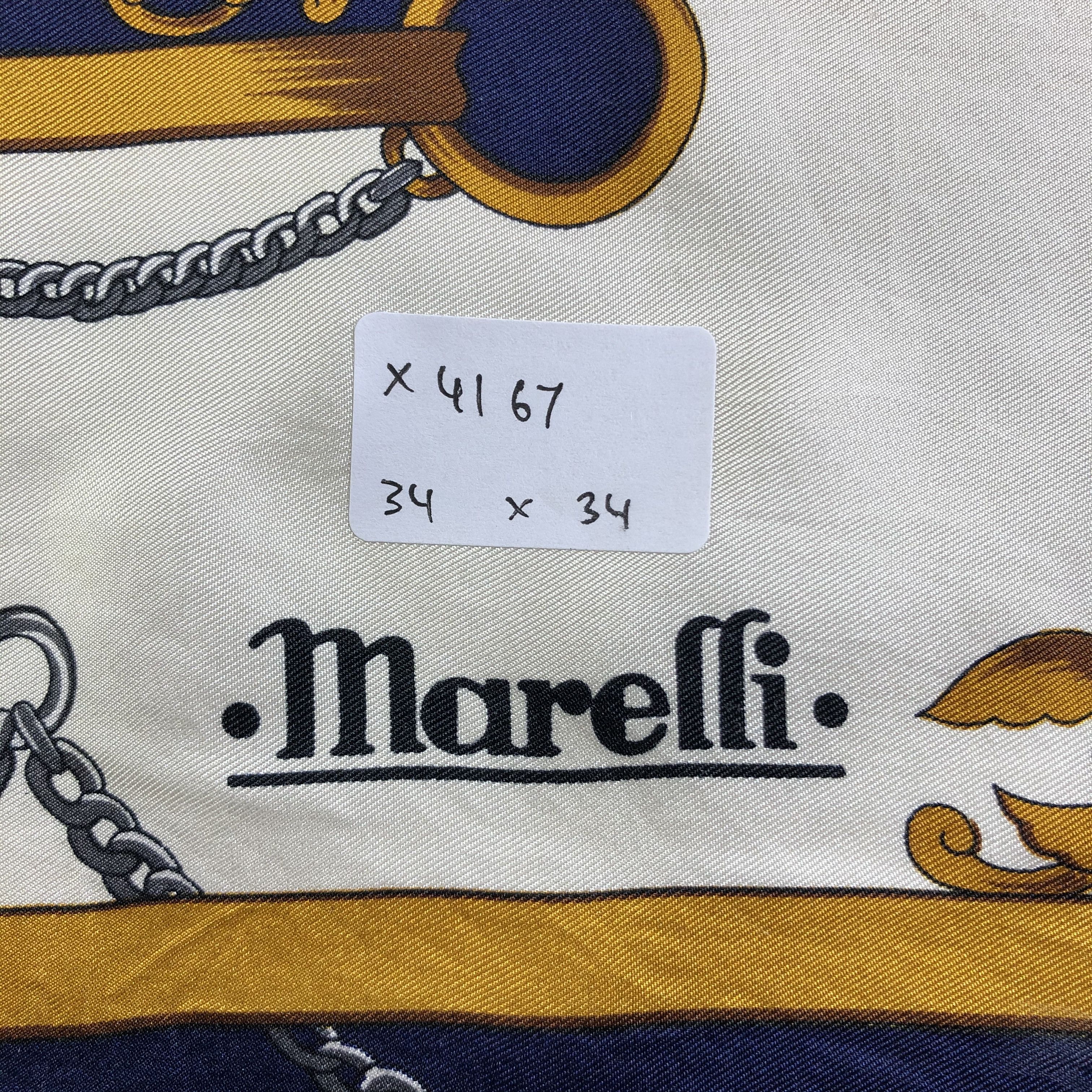 Vintage Vintage Marelli Silk Scarf Size ONE SIZE - 6 Thumbnail