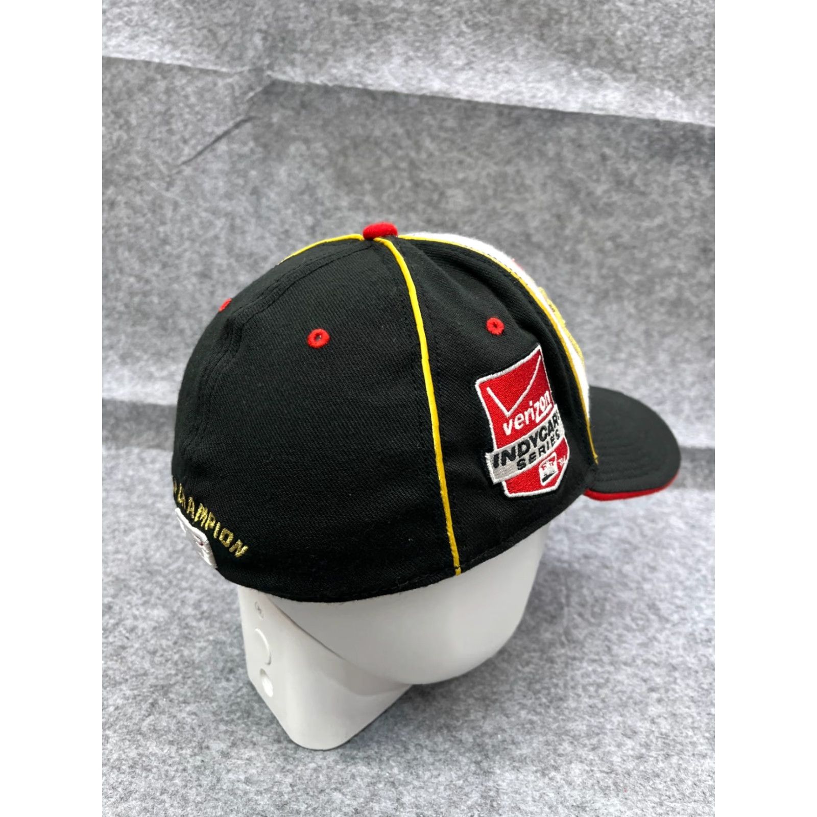 New Era New Era Champion Hat Cap Strap Back Adult Large Black Poly blend Baseball Cap Mens Size ONE SIZE - 7 Thumbnail