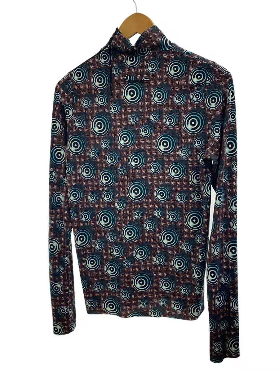 Jean Paul Gaultier Psychedelic Print Turtleneck Long Sleeve Tee Size US M / EU 48-50 / 2 - 2 Thumbnail