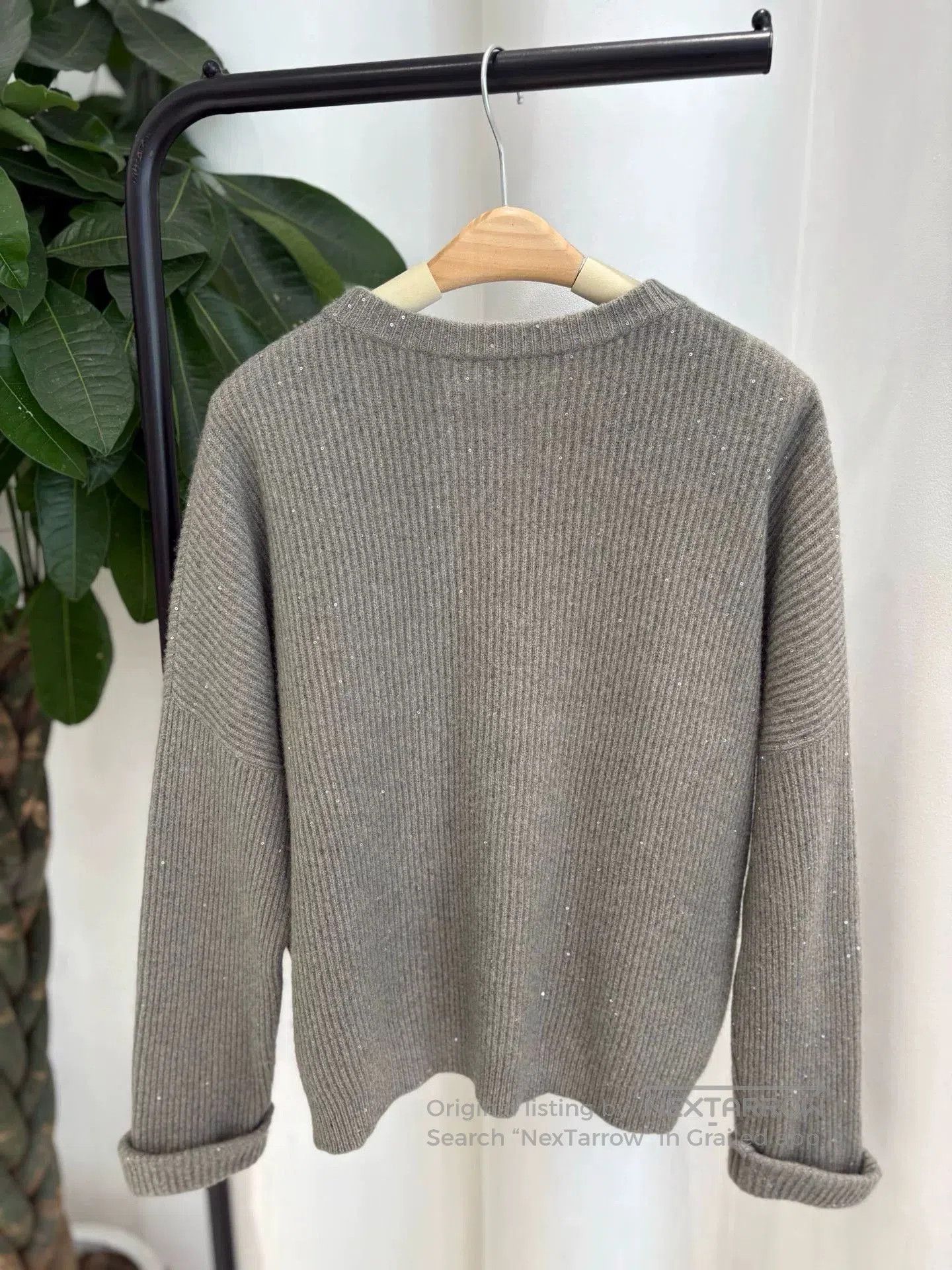 The Elder Statesman BC Cashmere Wool Sequin Knit Top. Size US L / EU 52-54 / 3 - 2 Thumbnail