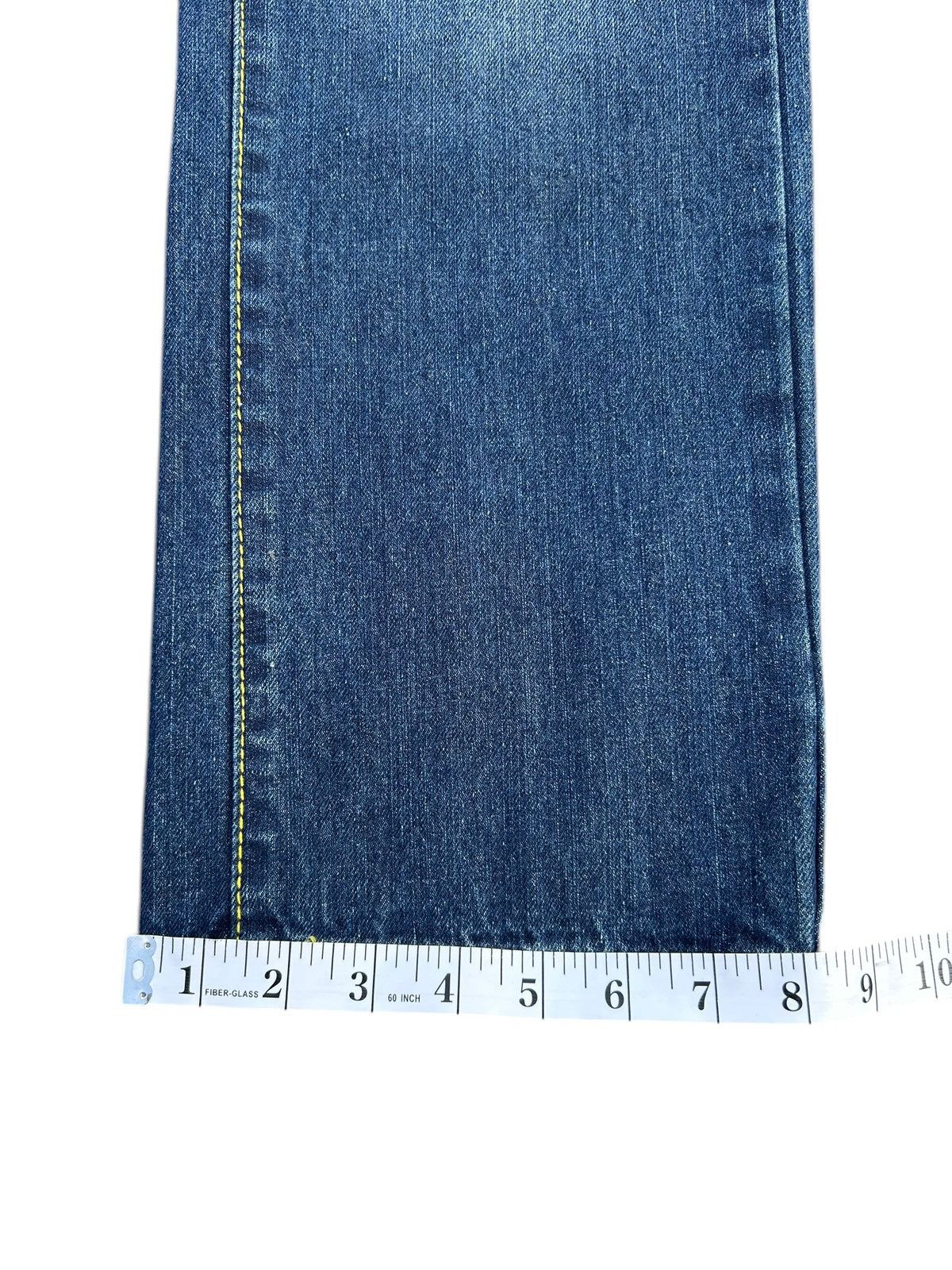 Kapital Japanese Blue moon Blue Distressed Denim Jeans Size US 32 / EU 48 - 16 Thumbnail