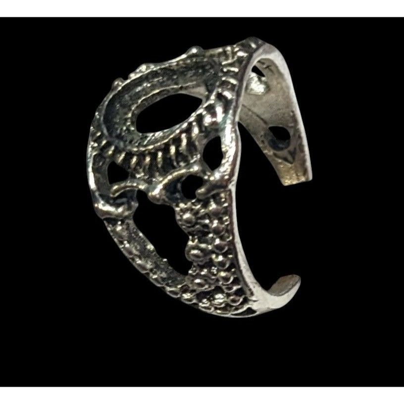 Other Floral Filigree Silver Tone Ring Setting Size 7 3/4 Size ONE SIZE - 8 Thumbnail