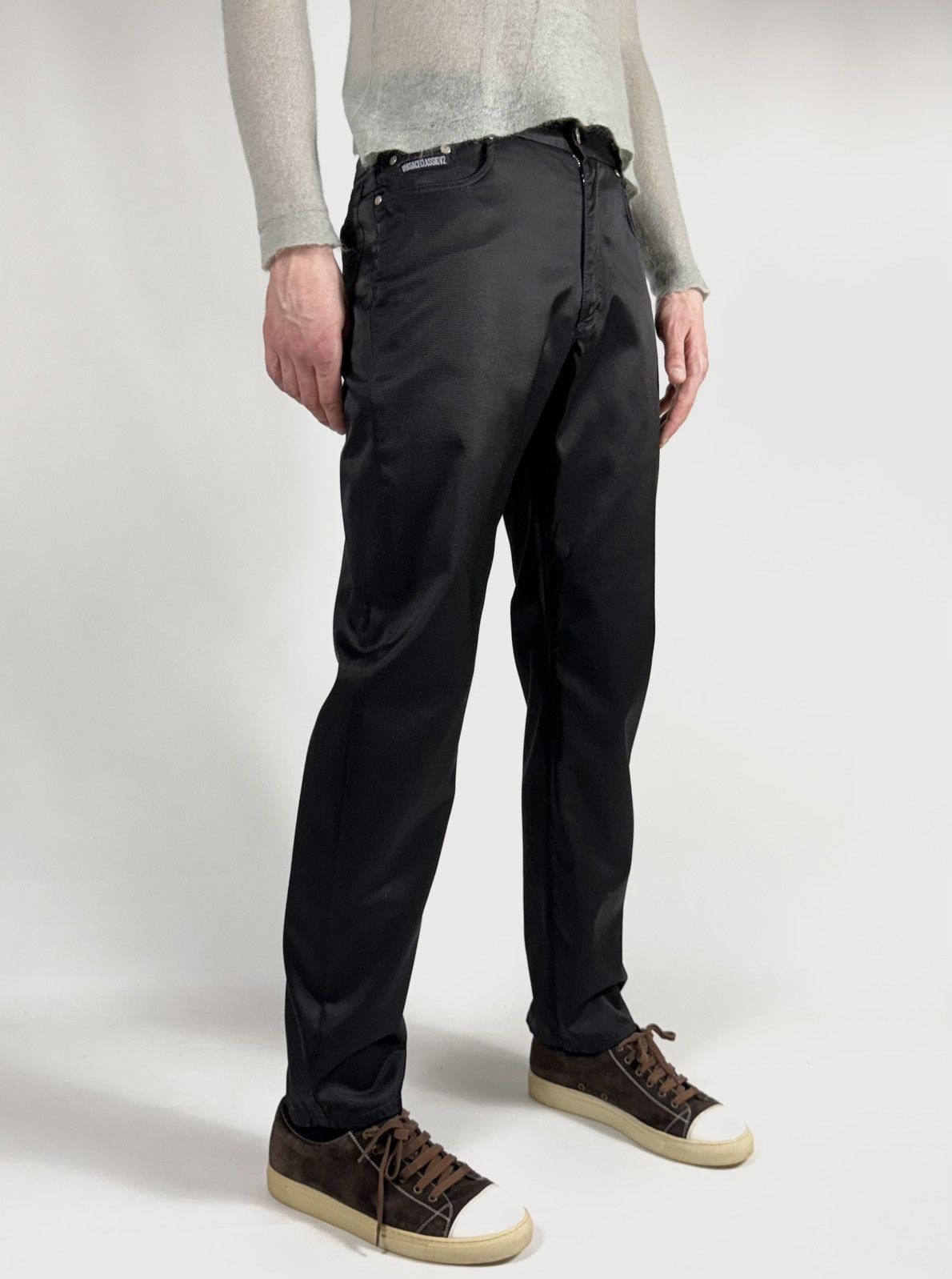 Versace Versace V2 Classic Cotton Nylon Blend Straight Pants Size US 30 / EU 46 - 3 Thumbnail