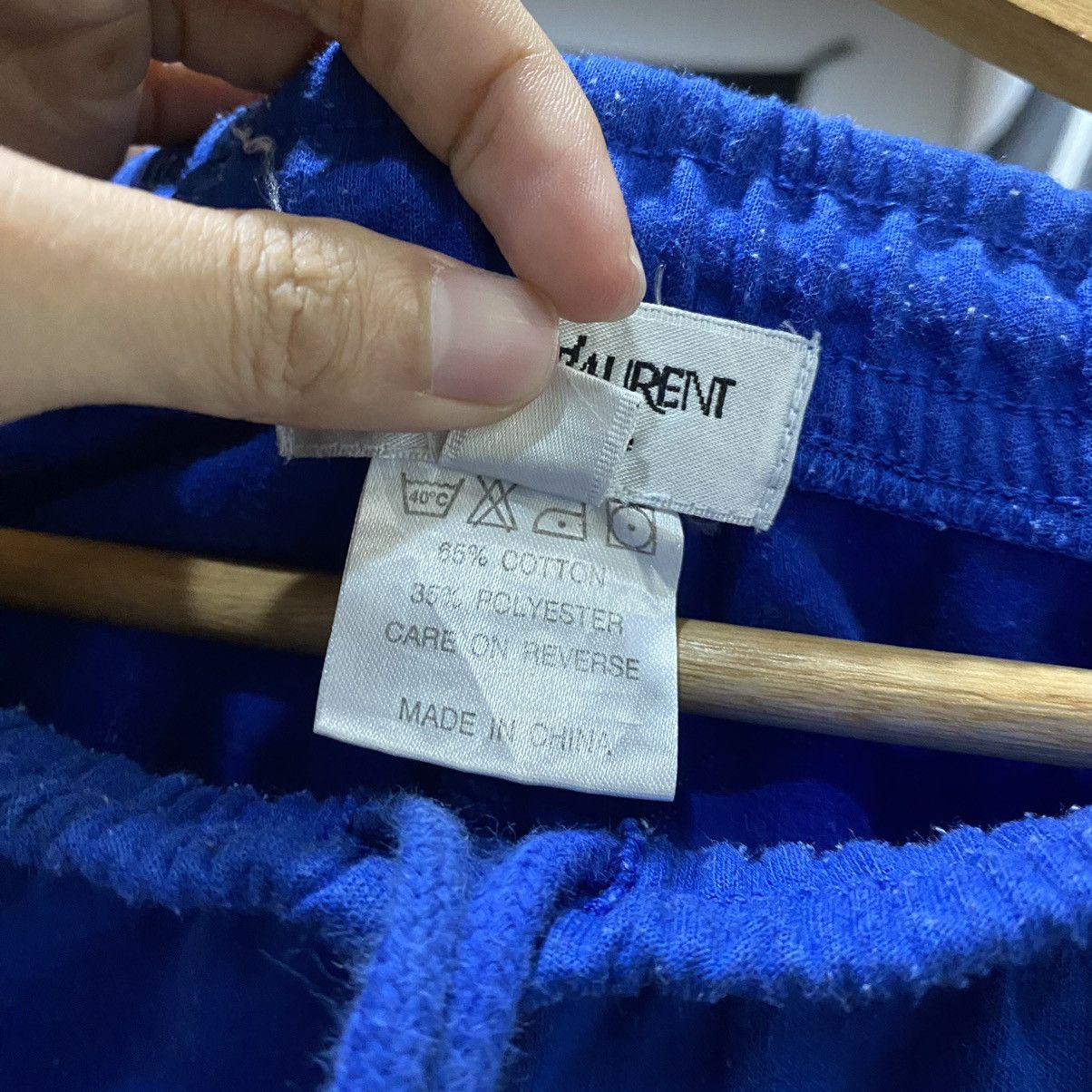 Vintage Vintage Yves Saint Laurent YSL Blue Shortpants Size US 30 / EU 46 - 8 Thumbnail