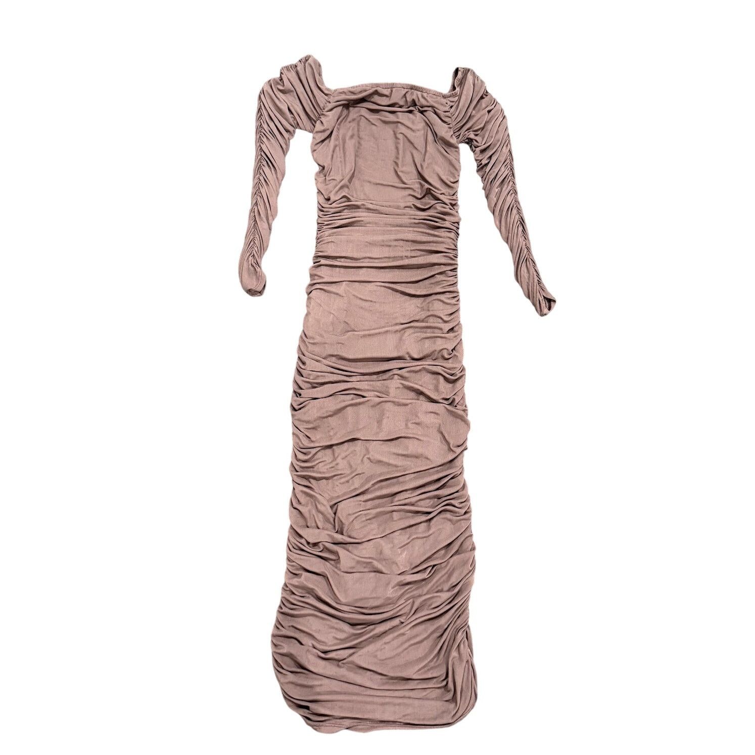 CAROLINE CONSTAS Caroline Constas Strapless Tara Dress in Brown, Size S Size S / US 4 / IT 40 - 4 Thumbnail