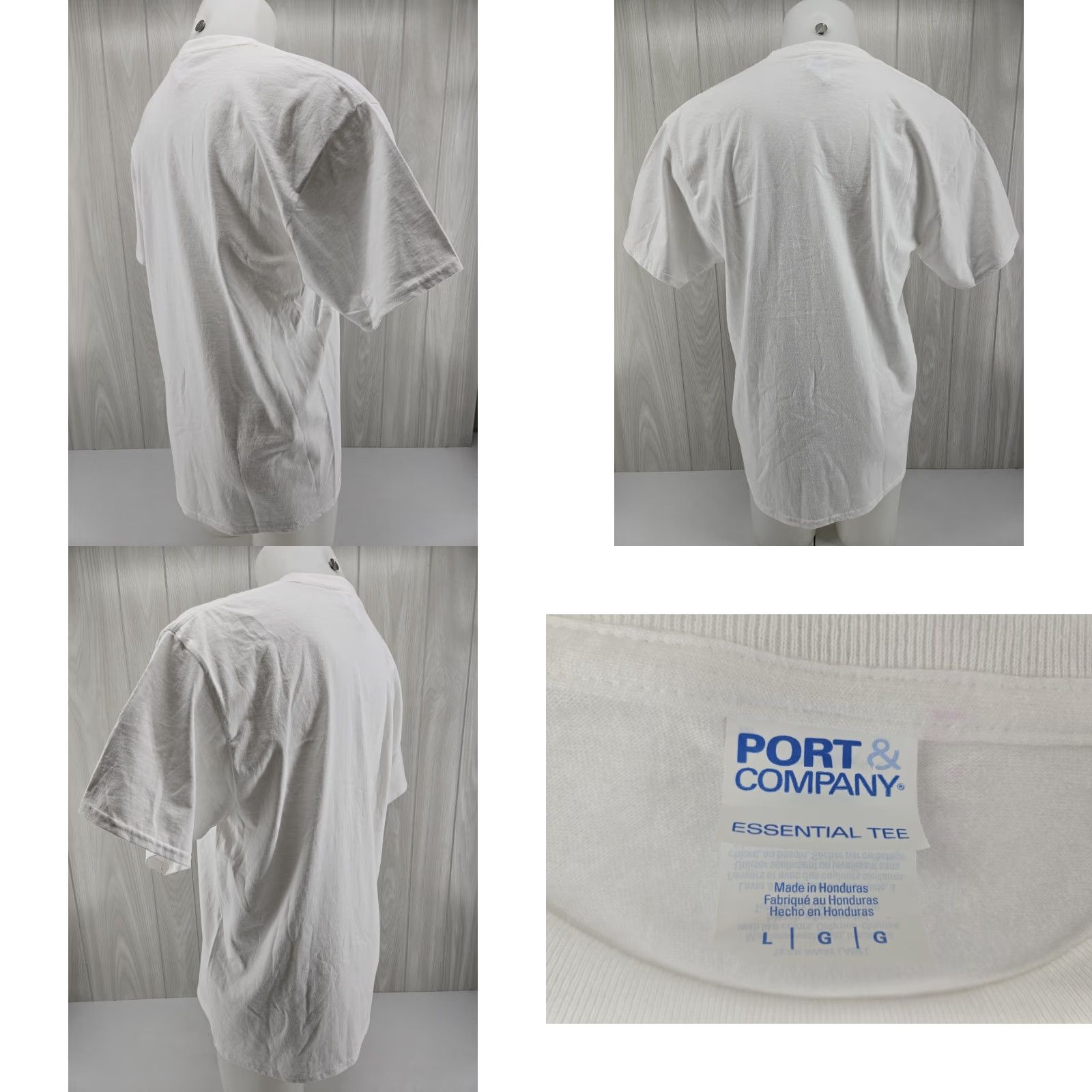 Port & Company University Montevallo Mens Large White T-Shirt Graphic Short Sleeve Size US L / EU 52-54 / 3 - 8 Thumbnail