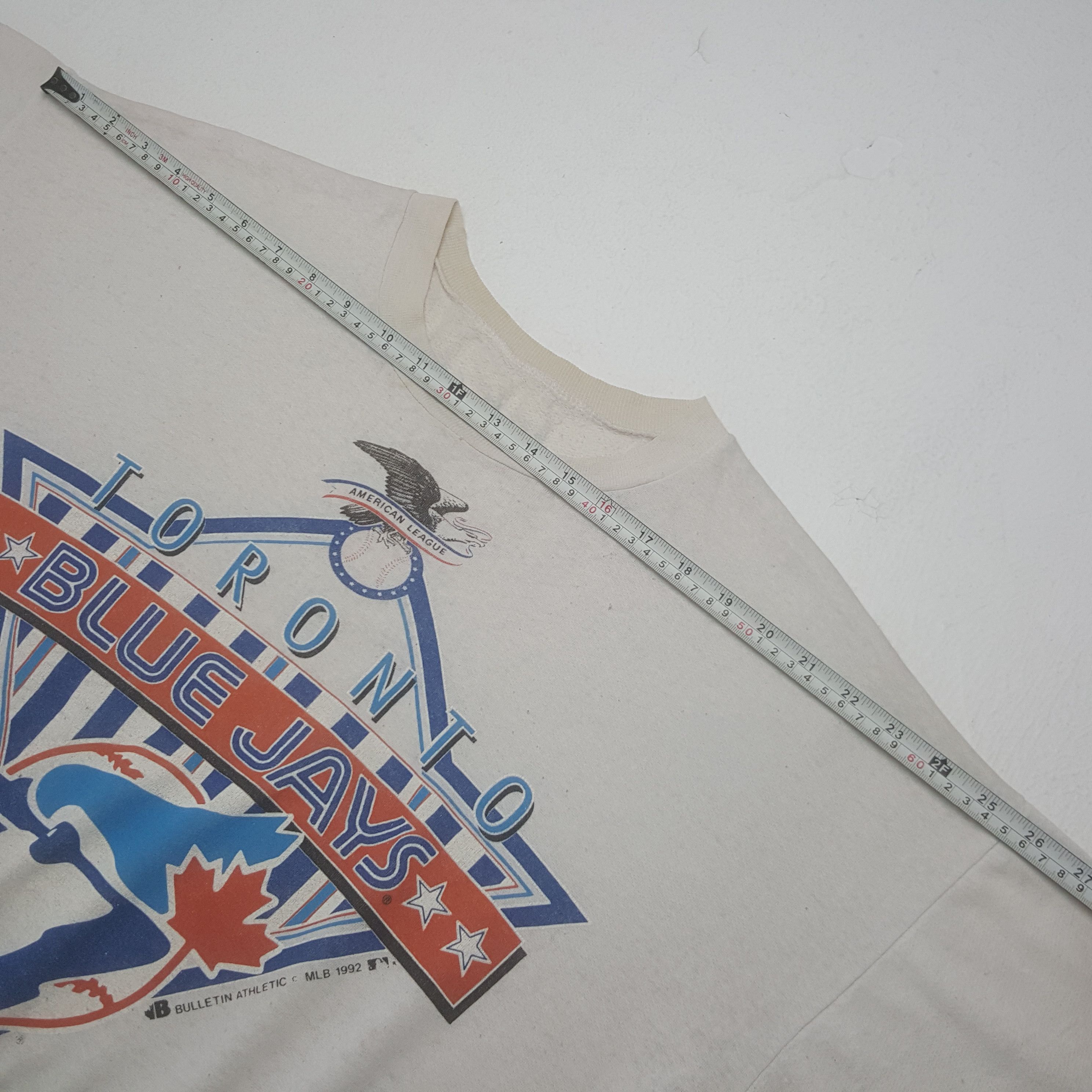 MLB × Vintage Vintage 90's Toronto Blue Jays Baseball MLB Team Sweatshirt Size US XL / EU 56 / 4 - 5 Thumbnail
