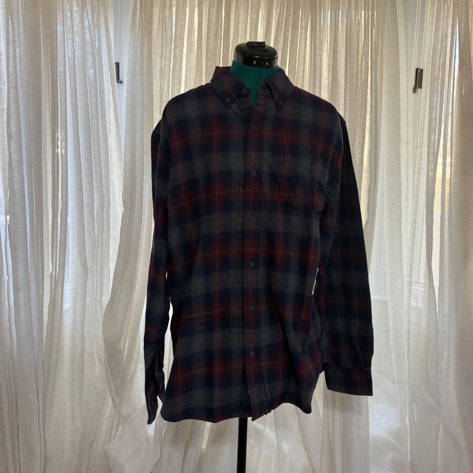 Weatherproof Weatherproof Vintage Plaid Flannel Button-Down Shirt | Sz L Size US L / EU 52-54 / 3 - 2 Thumbnail