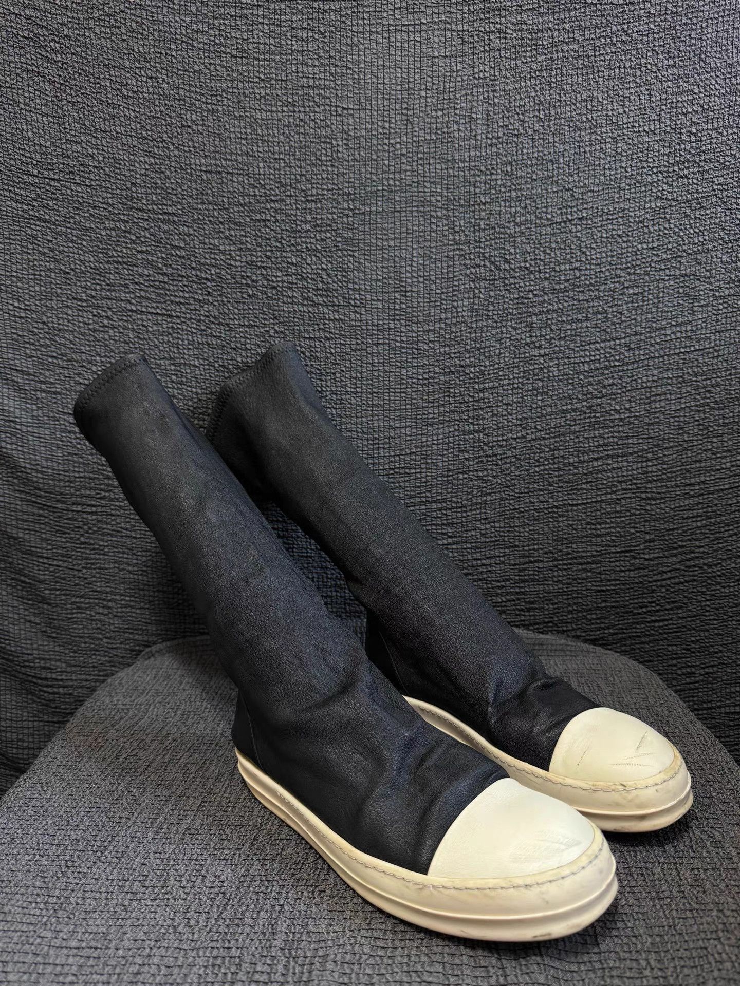 Rick Owens Rick Owens 16FW mainline lambskin "Adonis" boots Size US 7.5 / EU 40-41 - 5 Thumbnail