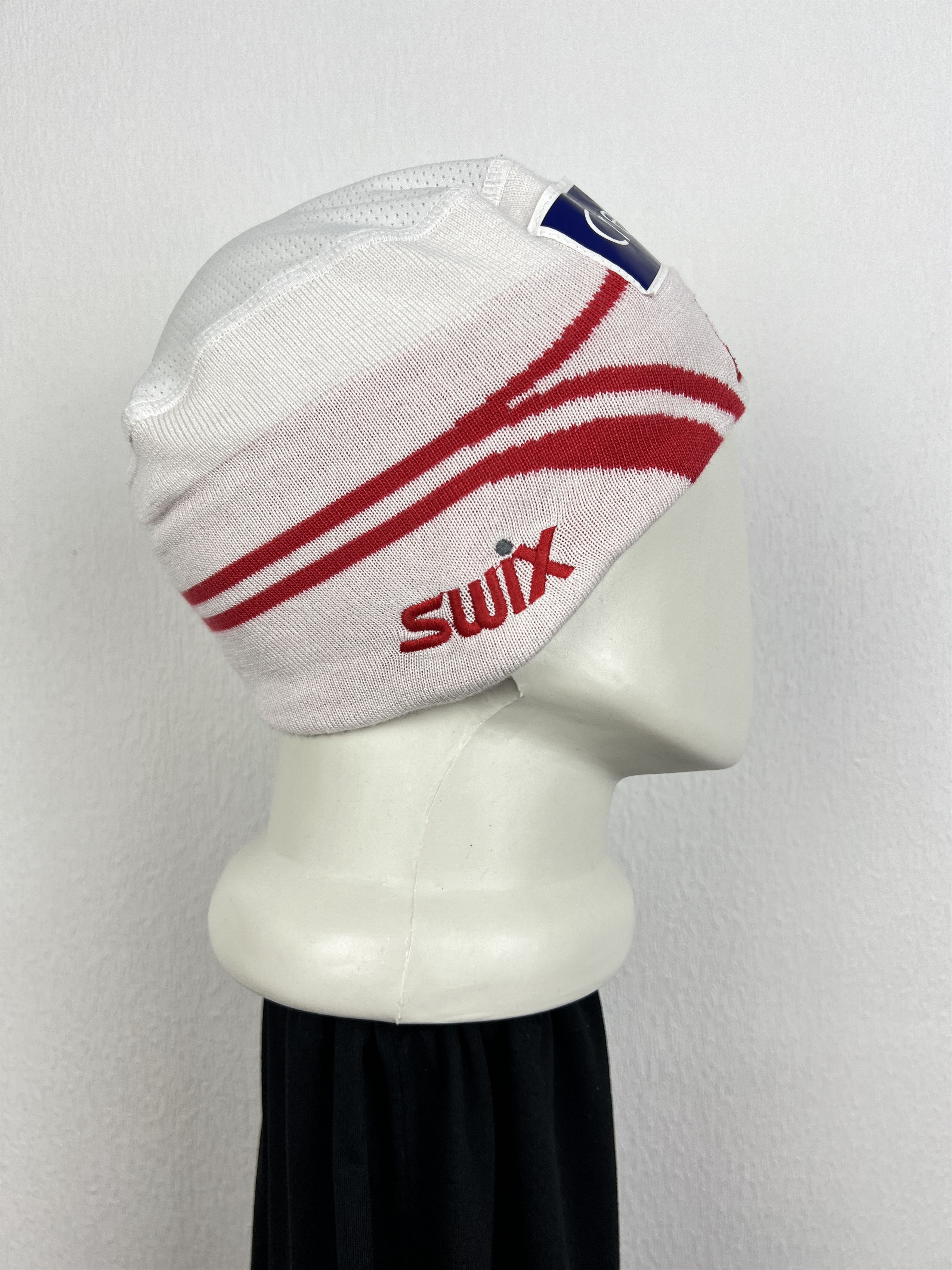 Vintage Swix Beanie Hat Ski Cap Biathlon Lined Norway Flag Sport Size ONE SIZE - 3 Thumbnail
