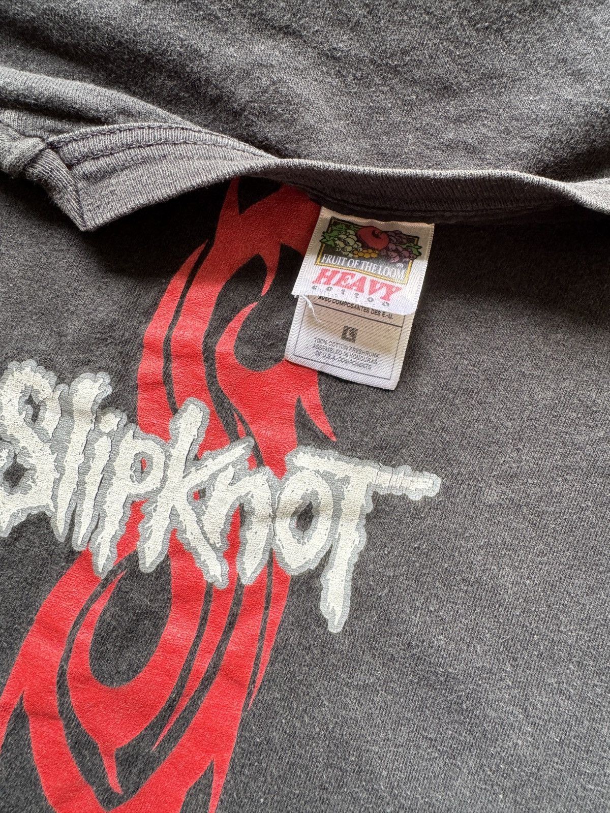 Vintage 1999 Slipknot Band Tee Shirt 870621345 Nirvana Sonic Youth Size US L / EU 52-54 / 3 - 4 Thumbnail