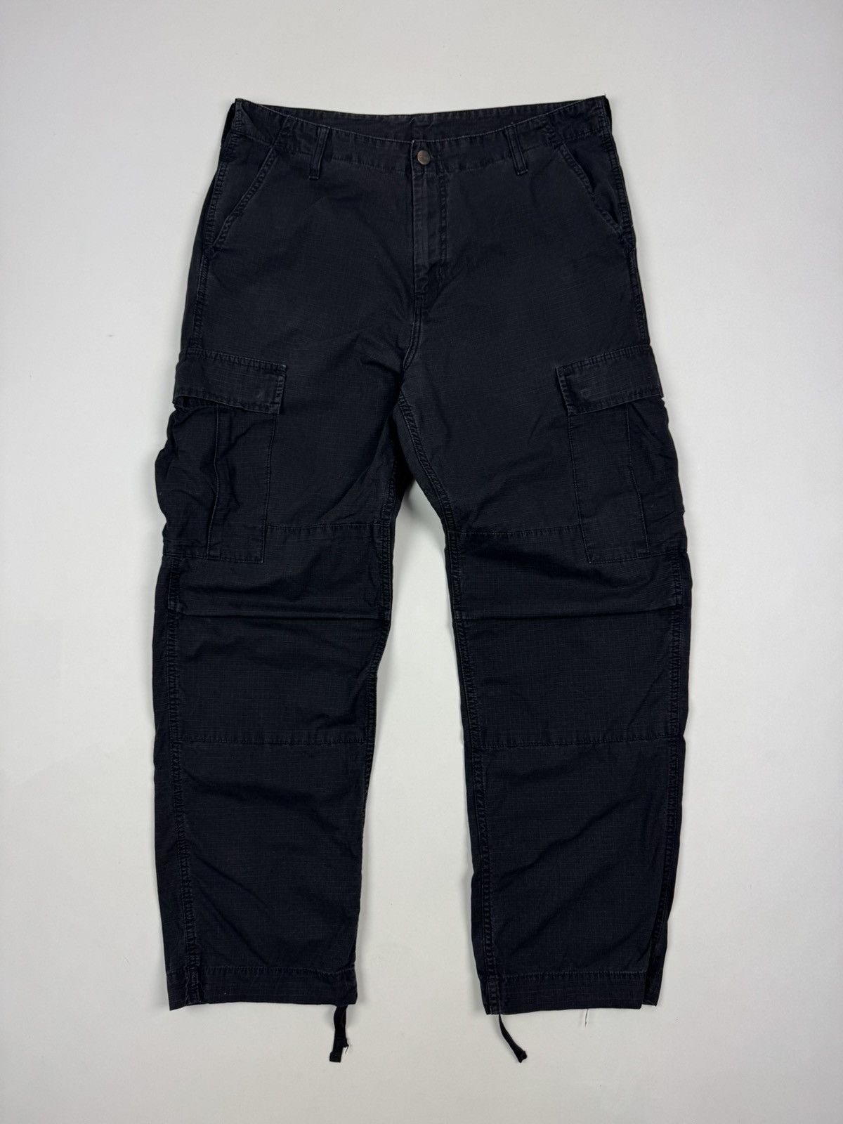 Carhartt Faded Carhartt Regular Cargo Black Pants Size US 34 / EU 50 - 3 Thumbnail