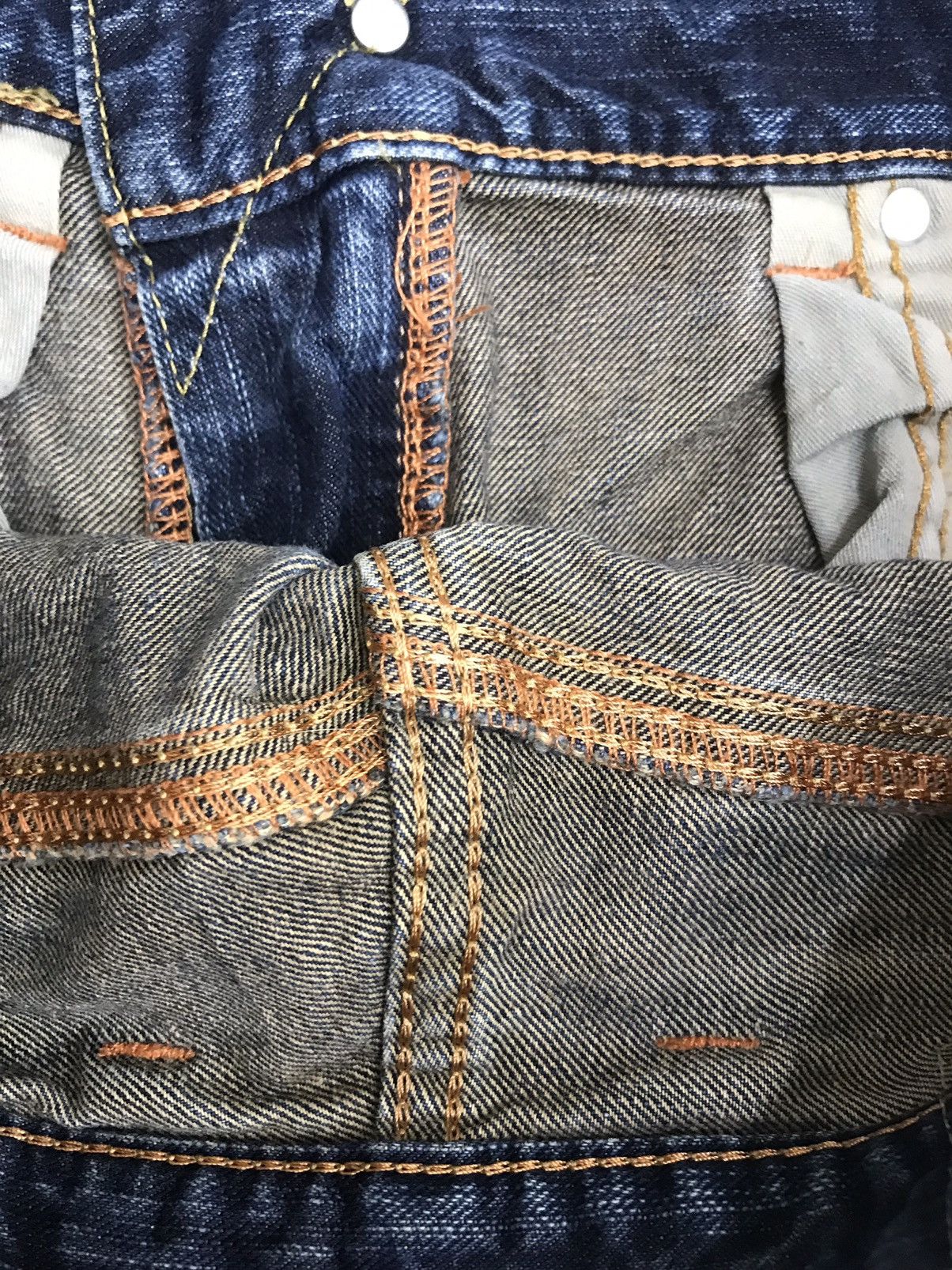 Edwin 💥90s Style💥EDWIN REGULAR MUD STONEWASH DENIM F76 Size US 32 / EU 48 - 19 Thumbnail