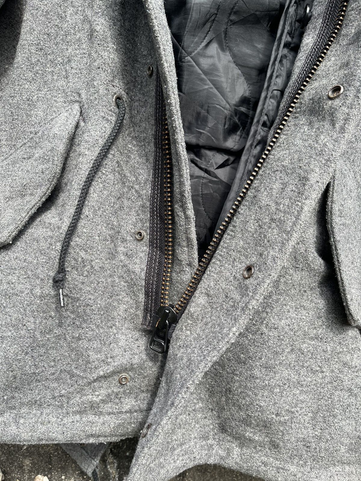 Alpha Industries Vintage Alpha Industries Wool Parka Jacket Alpha Base Patch Size US M / EU 48-50 / 2 - 19 Thumbnail