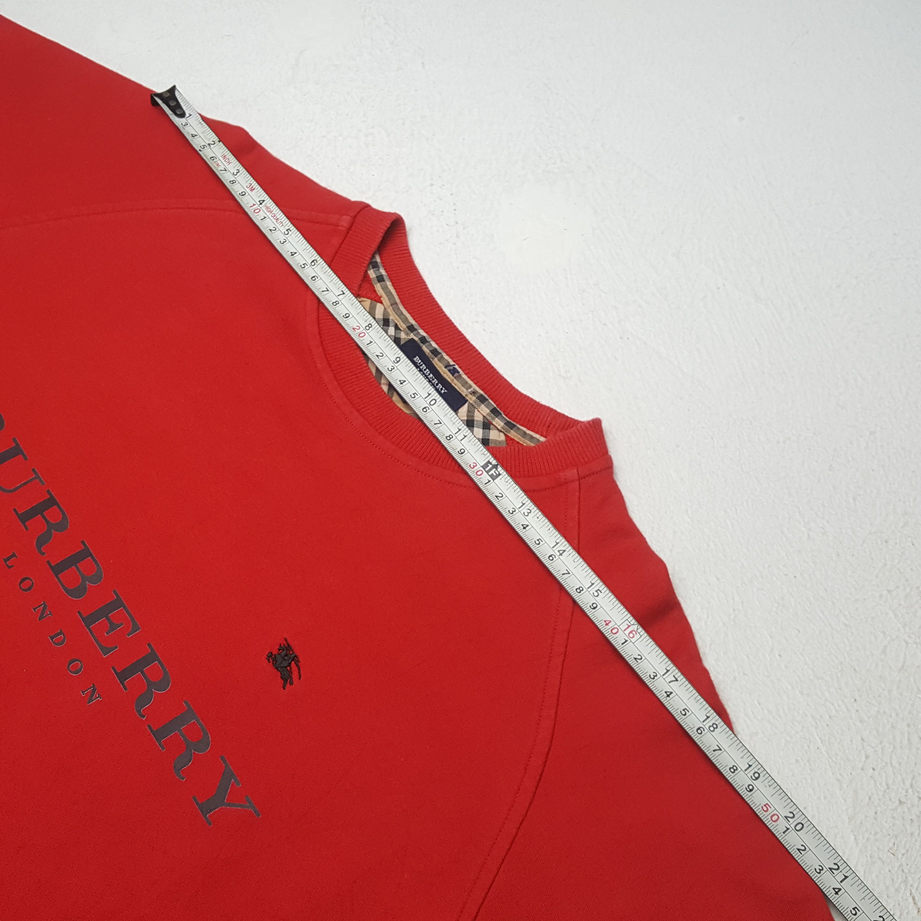Burberry × Vintage Burberry London Fashion Brand Custom Art Sweatshirt Size S / US 4 / IT 40 - 8 Thumbnail