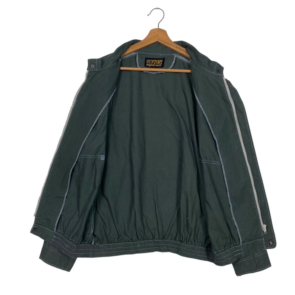 Japanese Brand Vintage 90's Suntory Boss Coffee Small Logo Zipper Jacket Size US M / EU 48-50 / 2 - 12 Thumbnail