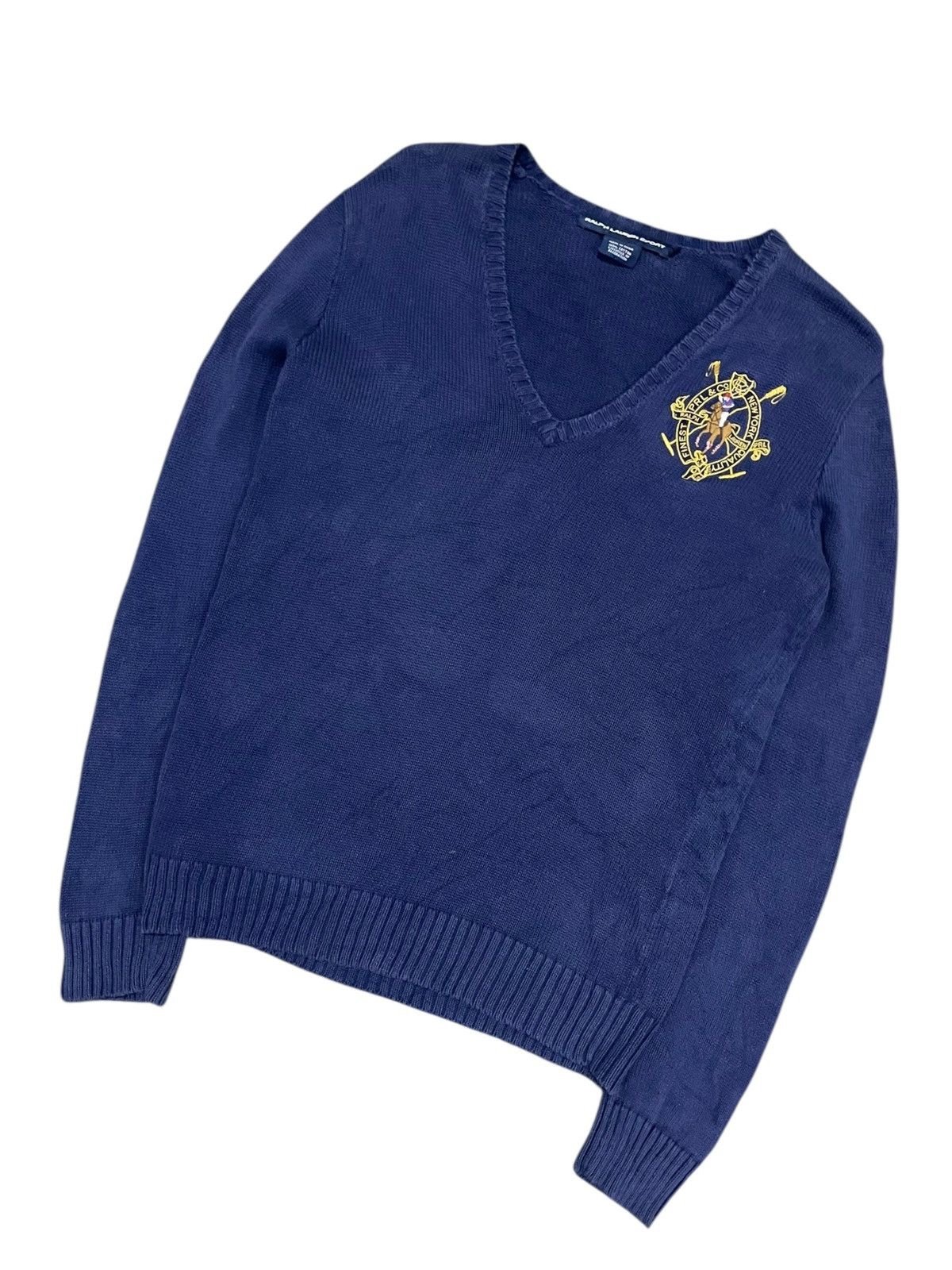 Polo Ralph Lauren VTG Polo Ralph Lauren Sport Knitted Jumper Sweater Size US M / EU 48-50 / 2 - 8 Thumbnail