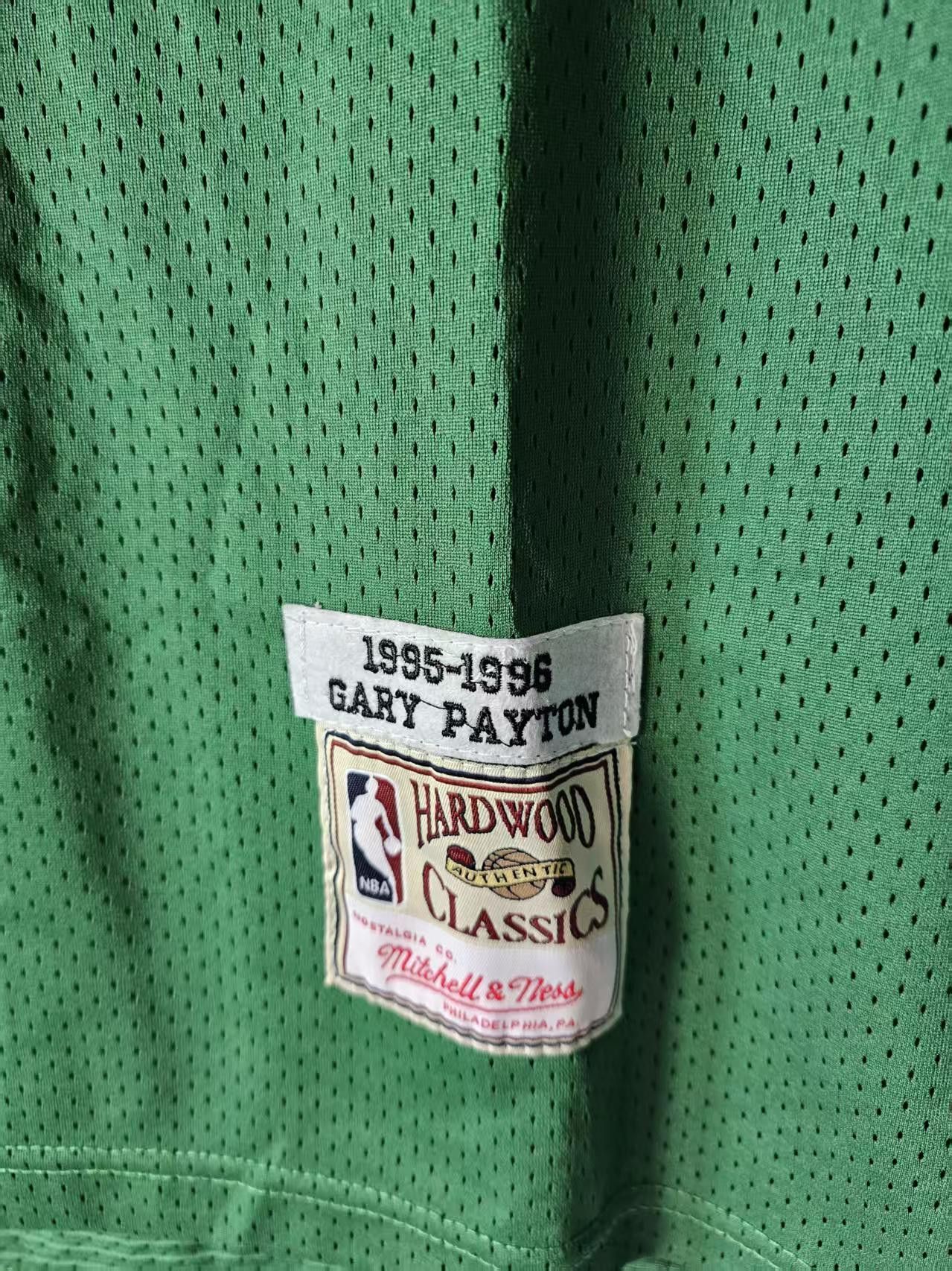 NBA Seattle Supersonics 20 Gary Payton Jersey Stitched Green Size US M / EU 48-50 / 2 - 4 Thumbnail