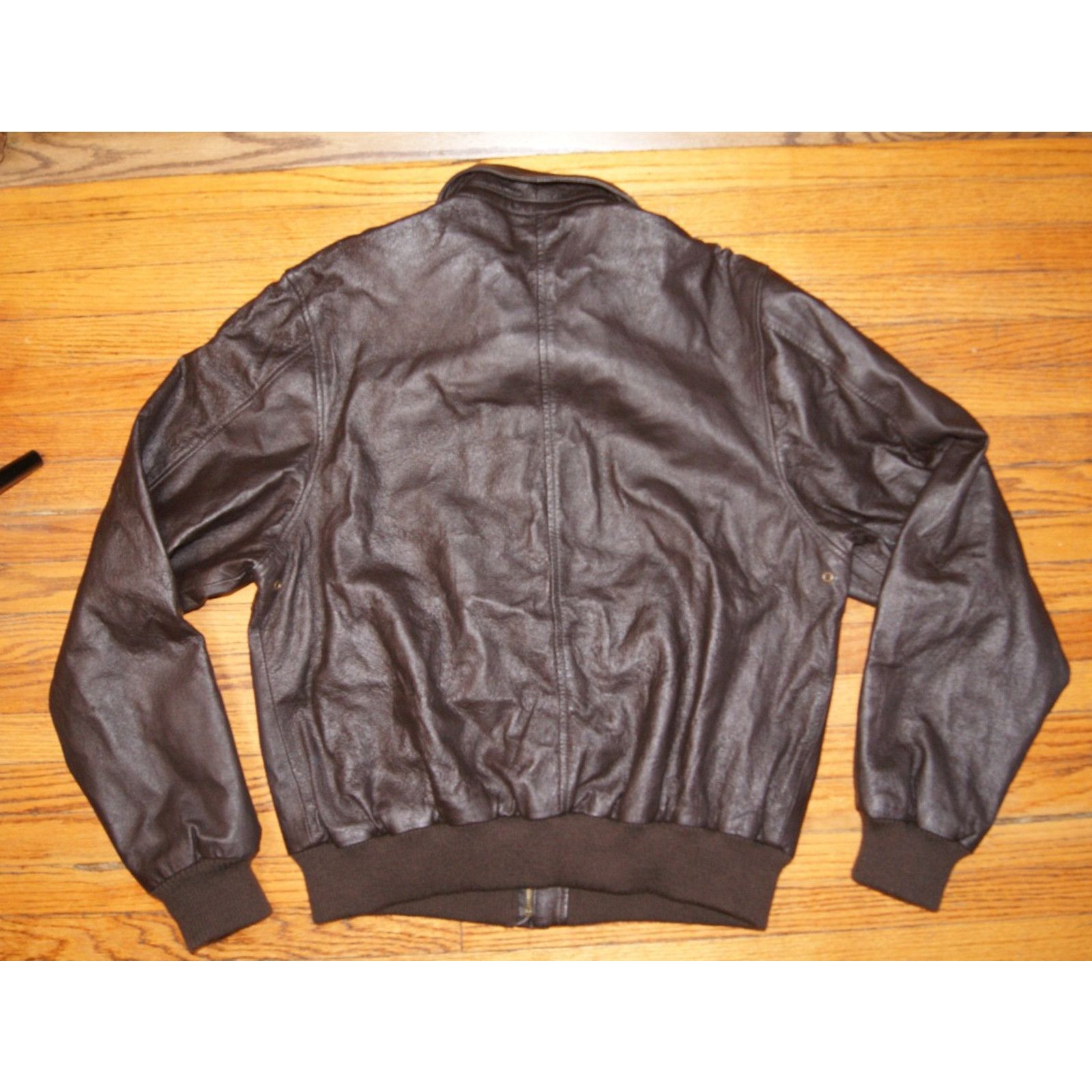 Vintage VTG Dekalb Seed Corn Roots Brown Leather Jacket Coat XL Size US XL / EU 56 / 4 - 7 Thumbnail