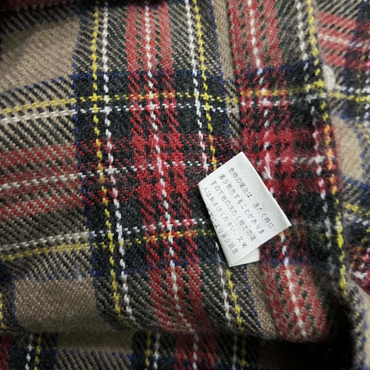 Ego Tripping × Flannel 💥Egg Nog Vintage 90s Wool Tartan Flannel Size US L / EU 52-54 / 3 - 8 Thumbnail