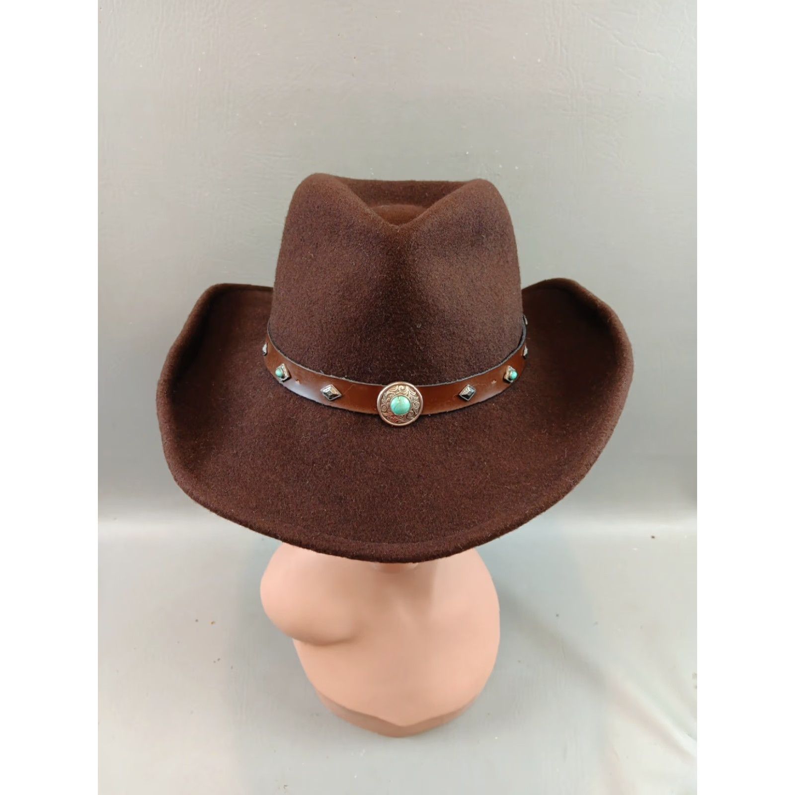 Cody James Cody James Santa Ana Cowboy Hat M Brown Wool Western Exculsive for Boot Barn USA Mens Size ONE SIZE - 5 Thumbnail