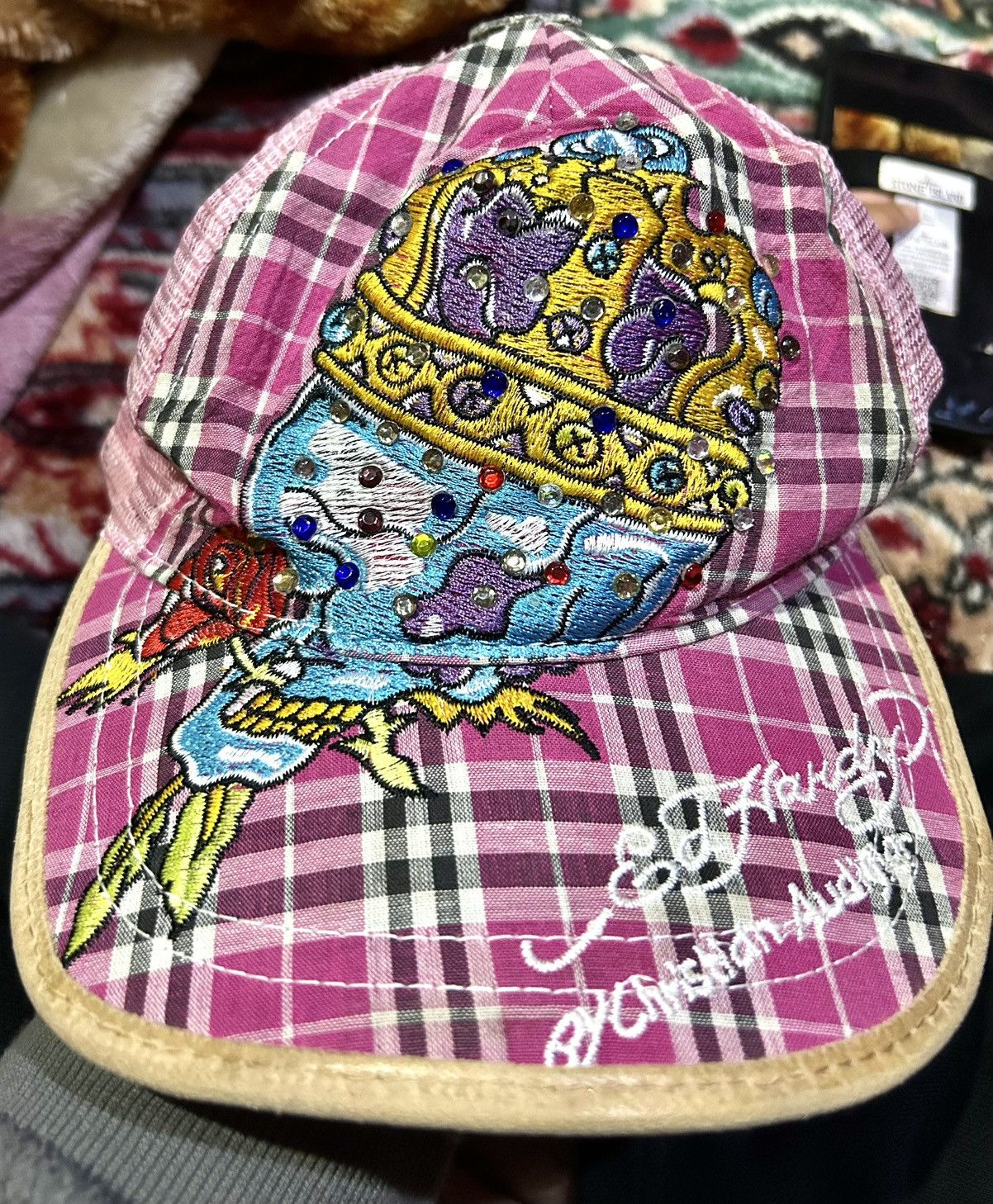 Ed Hardy 💥GEM💥 VINTAGE ED HARDY EMBROIDERED LOGO CAP Size ONE SIZE - 1 Thumbnail