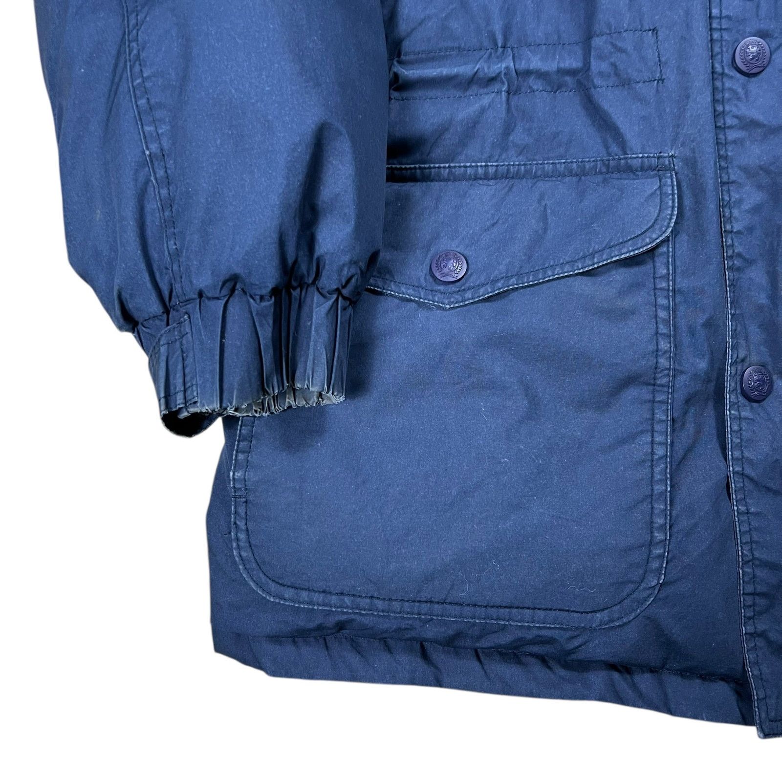 Tommy Hilfiger × Vintage Vintage 90s Tommy Hilfiger fur hood mini patch jacket (M) Size US M / EU 48-50 / 2 - 4 Thumbnail