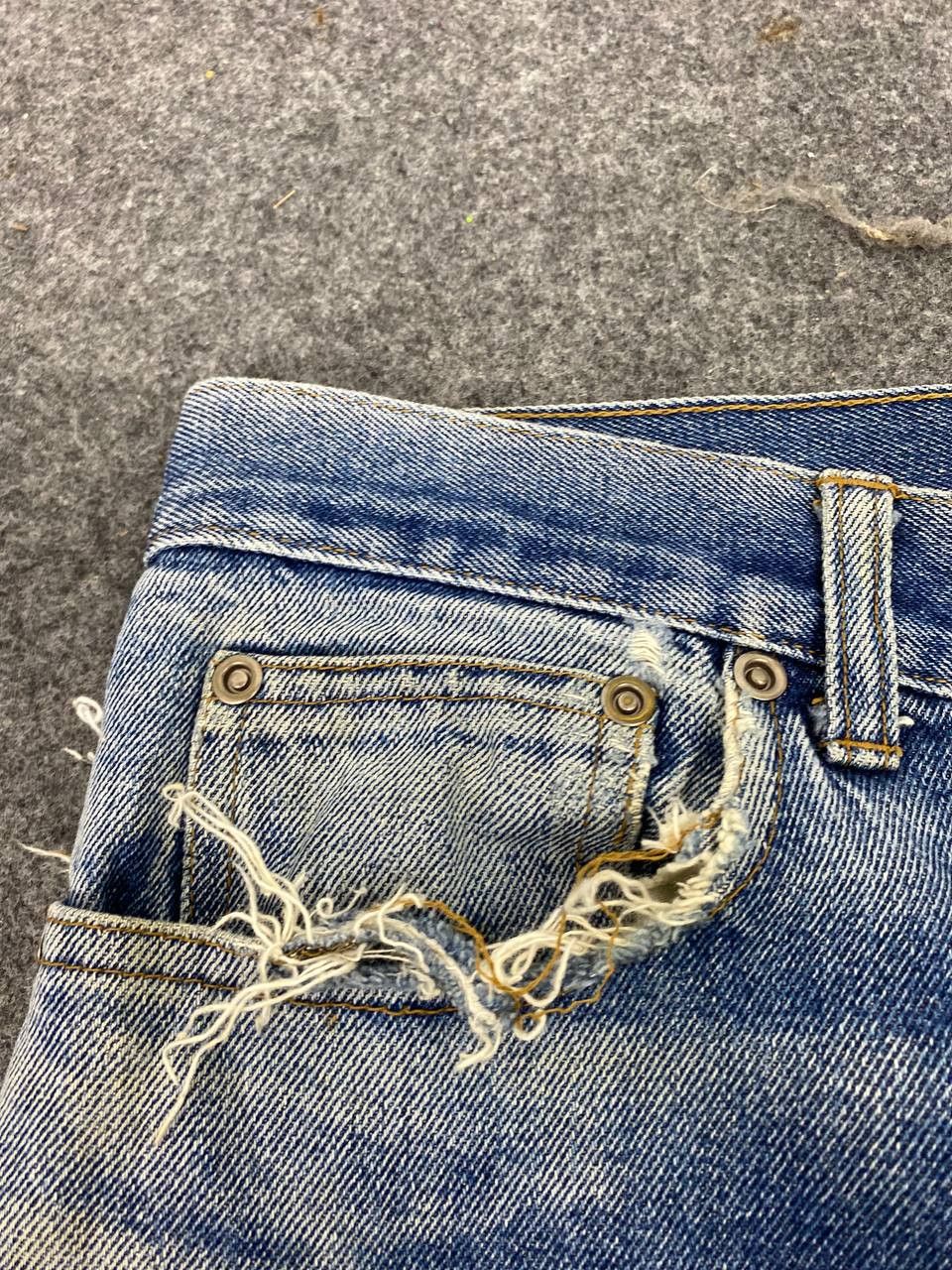 Japanese Brand vintage japanese brands distressed denim Size US 33 - 12 Thumbnail
