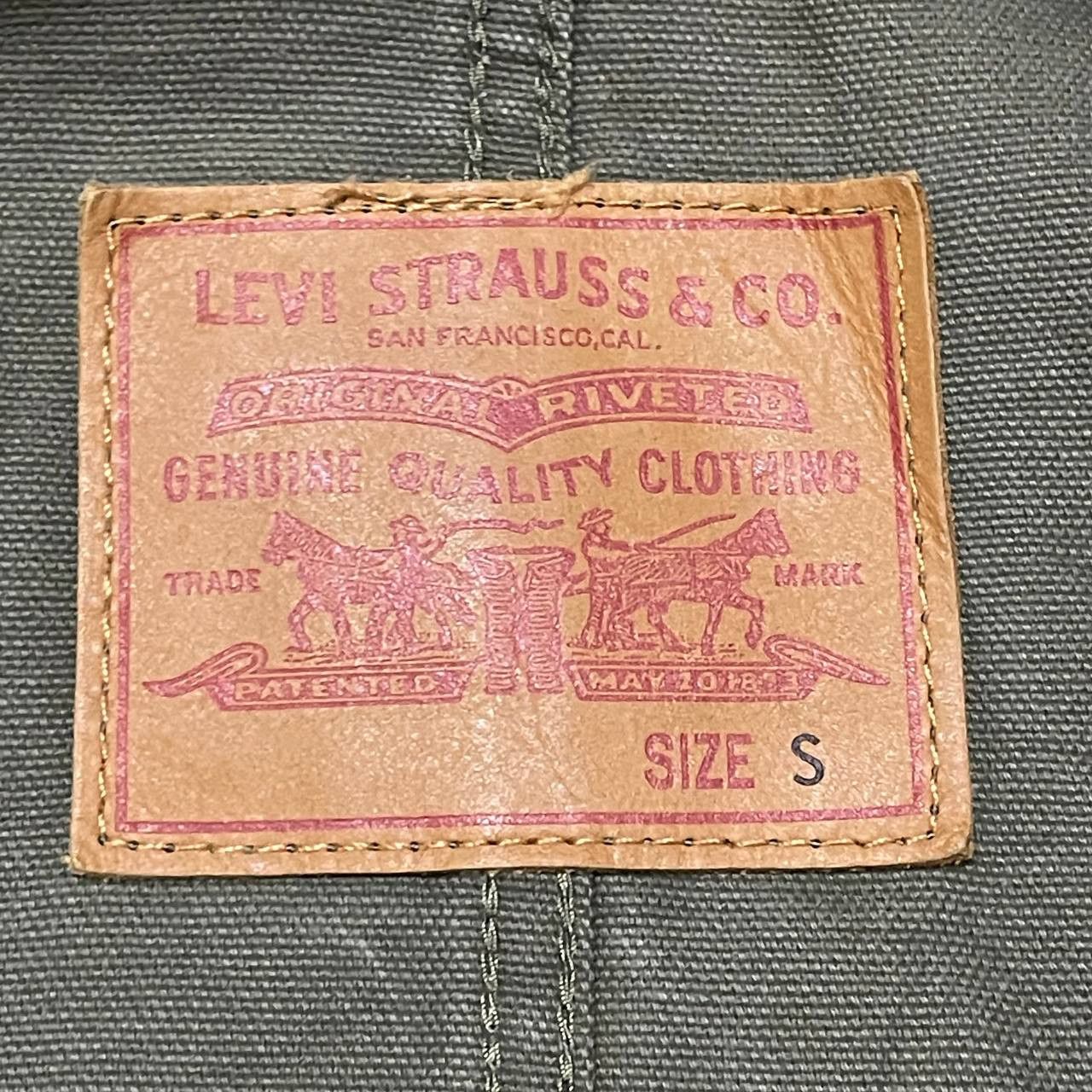 Levi's Vintage Levis Canvas Chore Jacket Gold Button Size US S / EU 44-46 / 1 - 8 Thumbnail