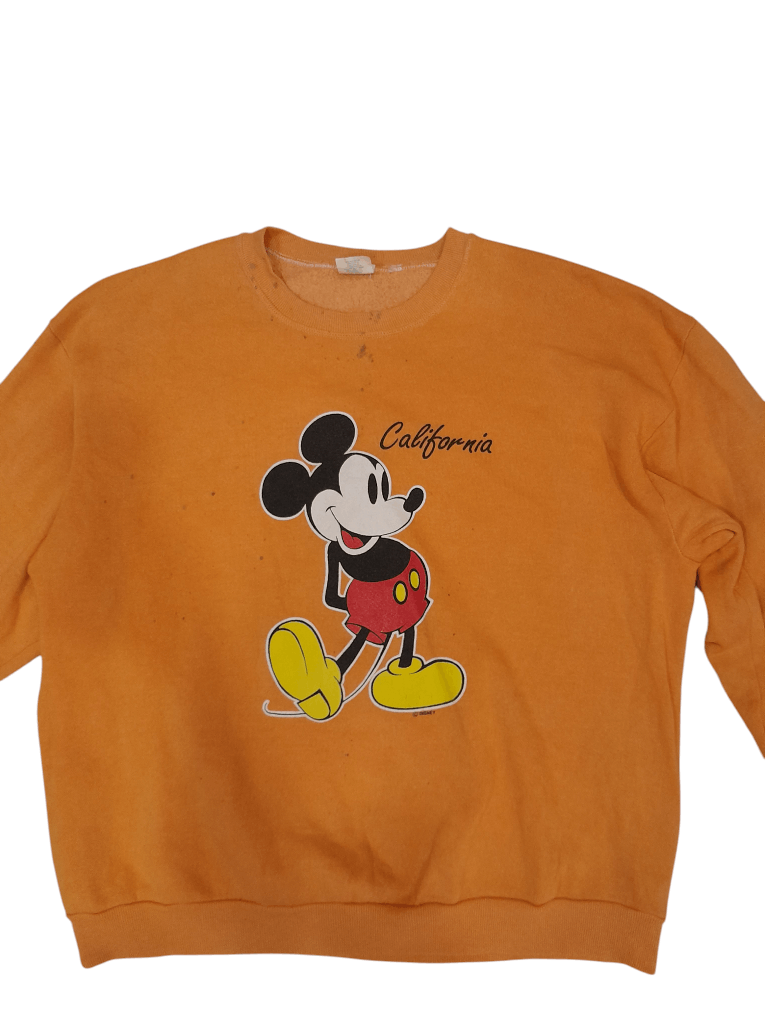 Mickey Mouse × Velva Sheen × Vintage 80s Mickey Mouse Velva Sheen Sweatshirt (F440) Size US XL / EU 56 / 4 - 2 Thumbnail