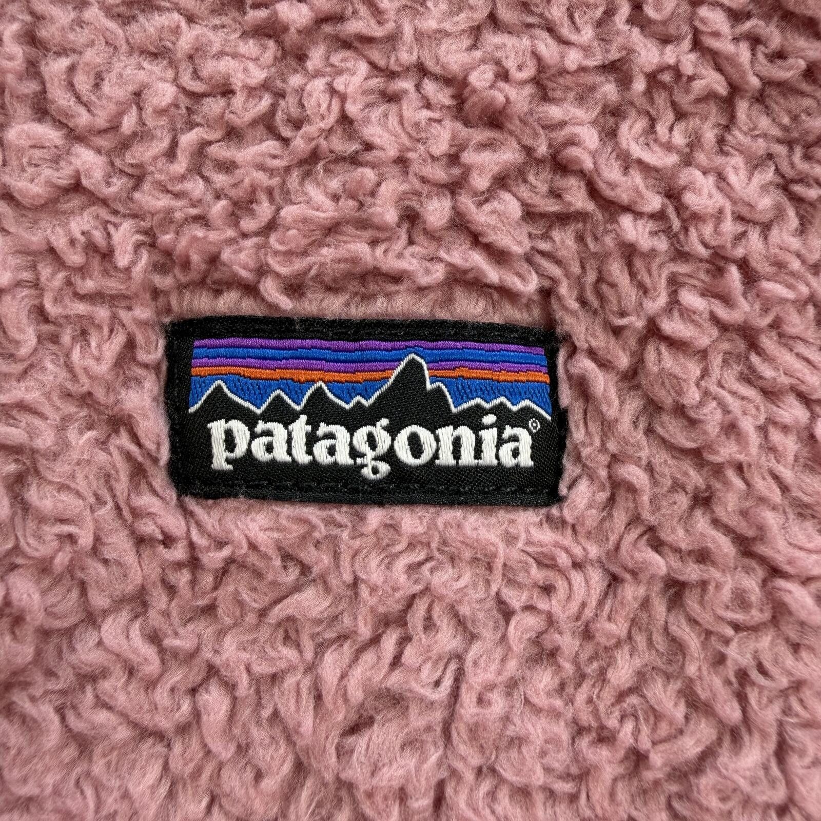 Patagonia Patagonia Pink Sherpa Fleece Hoodie Youth L Quarter Jacket Size L / US 10 / IT 46 - 6 Thumbnail