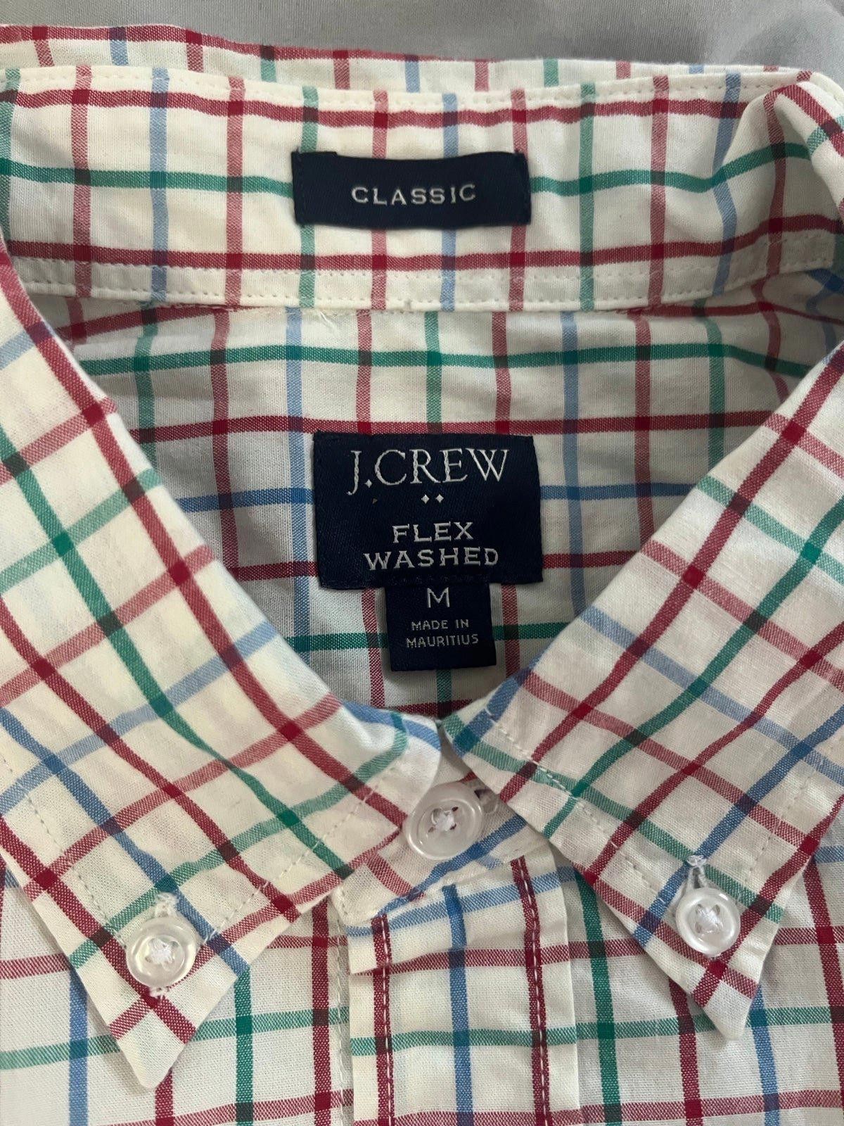 J.Crew J Crew Plaid Flex Wash Button Down Classic Fit LS Shirt Med Size US M / EU 48-50 / 2 - 8 Thumbnail