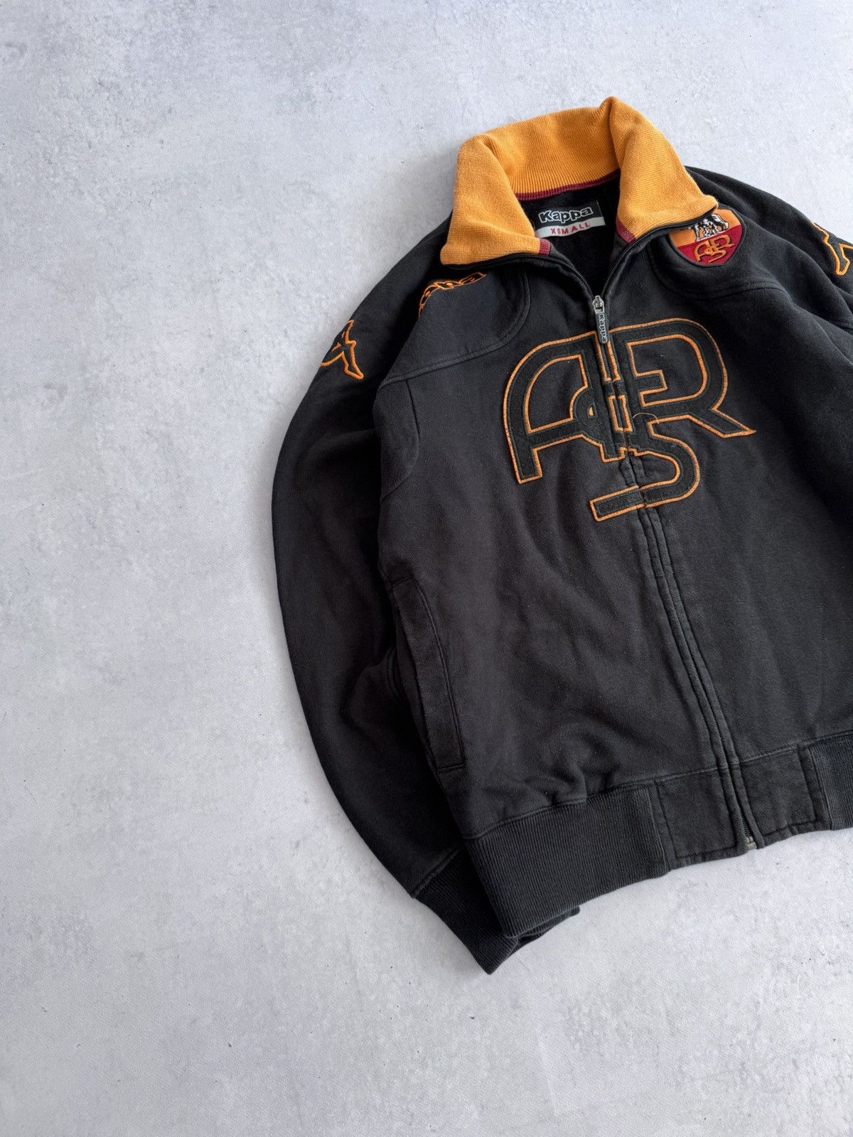 Kappa Vintage Kappa AC Roma Football Size S Soccer Track Jacket Size US XS / EU 42 / 0 - 2 Thumbnail