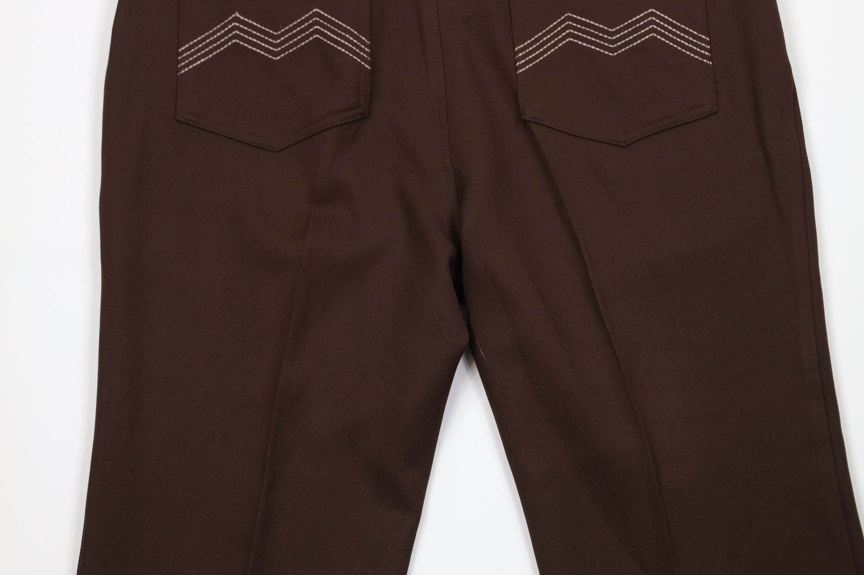 Vintage Vintage 90s Streetwear Knit Wide Leg Chino Pants Brown Size US 40 / EU 56 - 10 Thumbnail