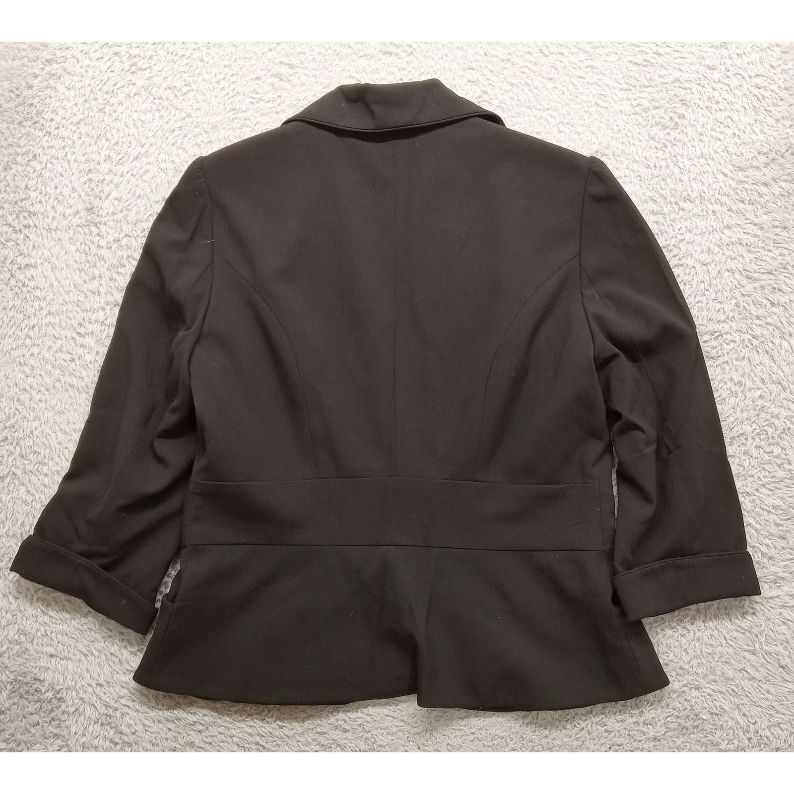 & Other Stories Larry Levine Signature Blazer Jacket S Women's Black Lined Size M / US 6-8 / IT 42-44 - 3 Thumbnail