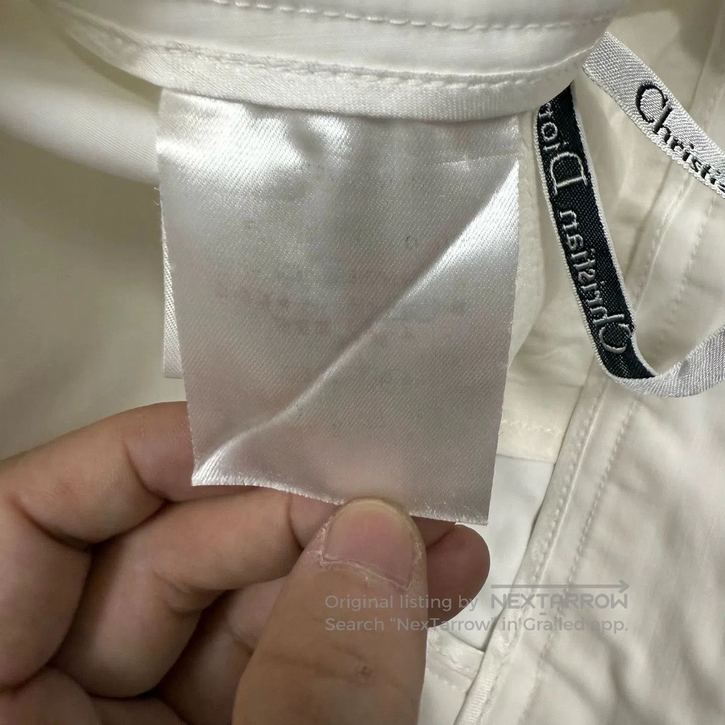 Dior nz Dior White Denim Work Shorts Size 38. Size US 38 / EU 54 - 4 Thumbnail