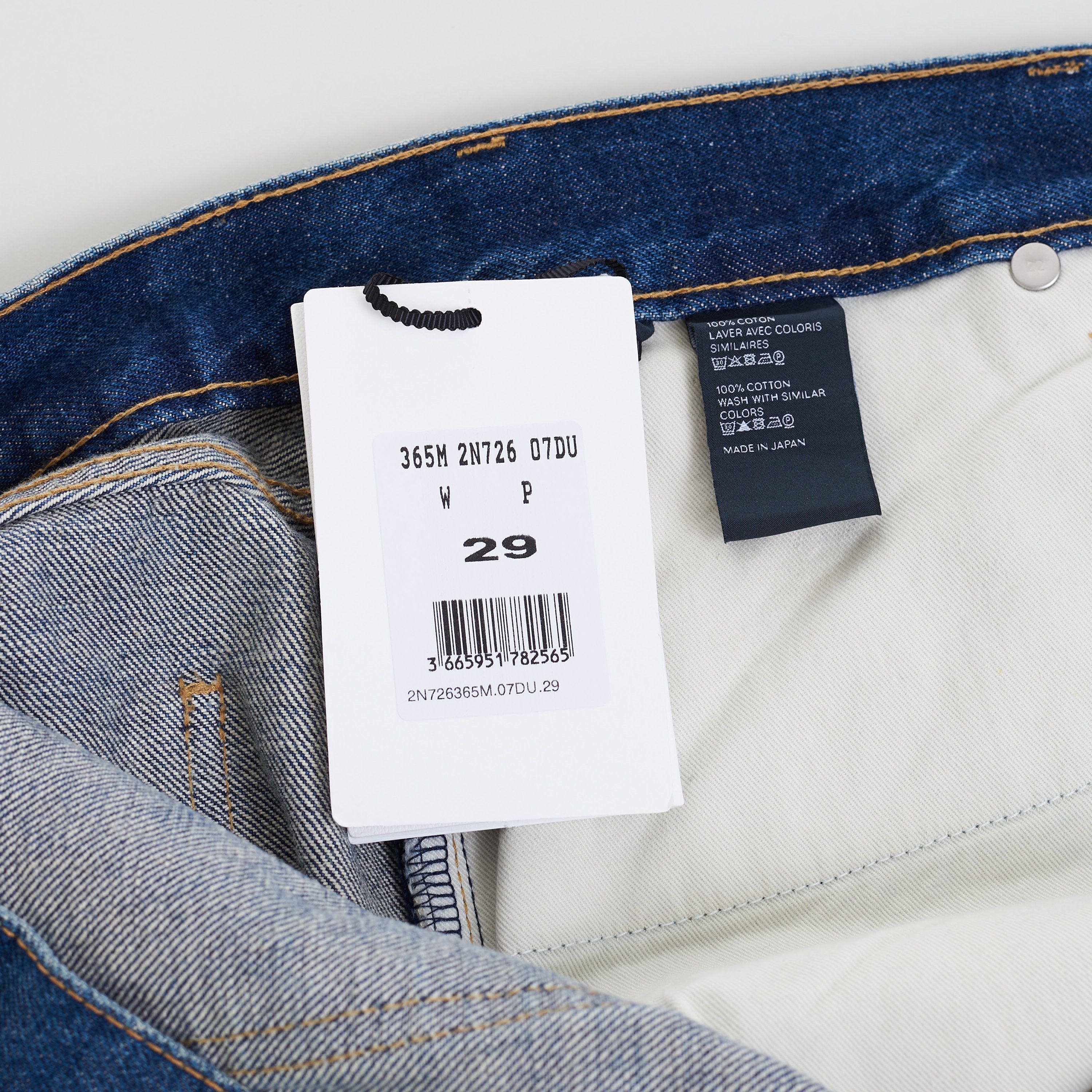 Celine Polly Jeans In Dark Union Wash Blue Denim Size 30" / US 8 / IT 44 - 9 Thumbnail