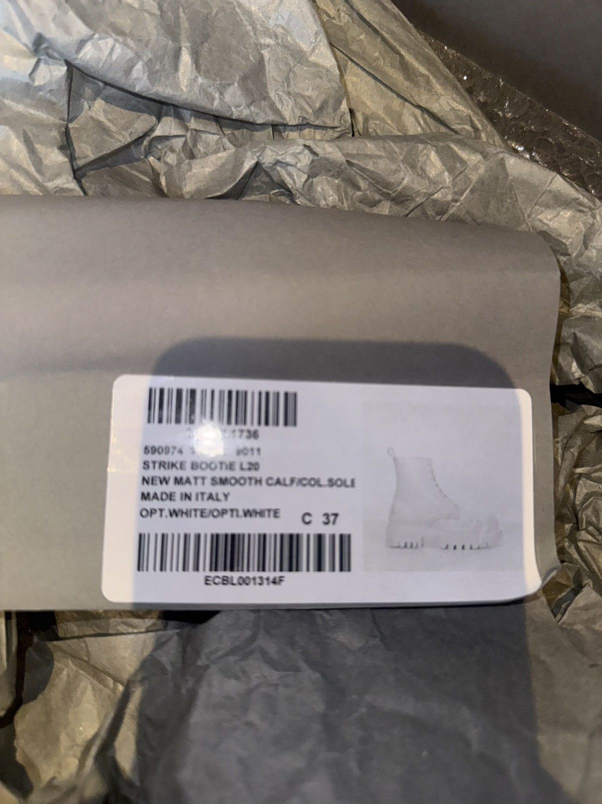 Balenciaga Balenciaga White Strike Boots Size US 6.5 / IT 36.5 - 6 Thumbnail