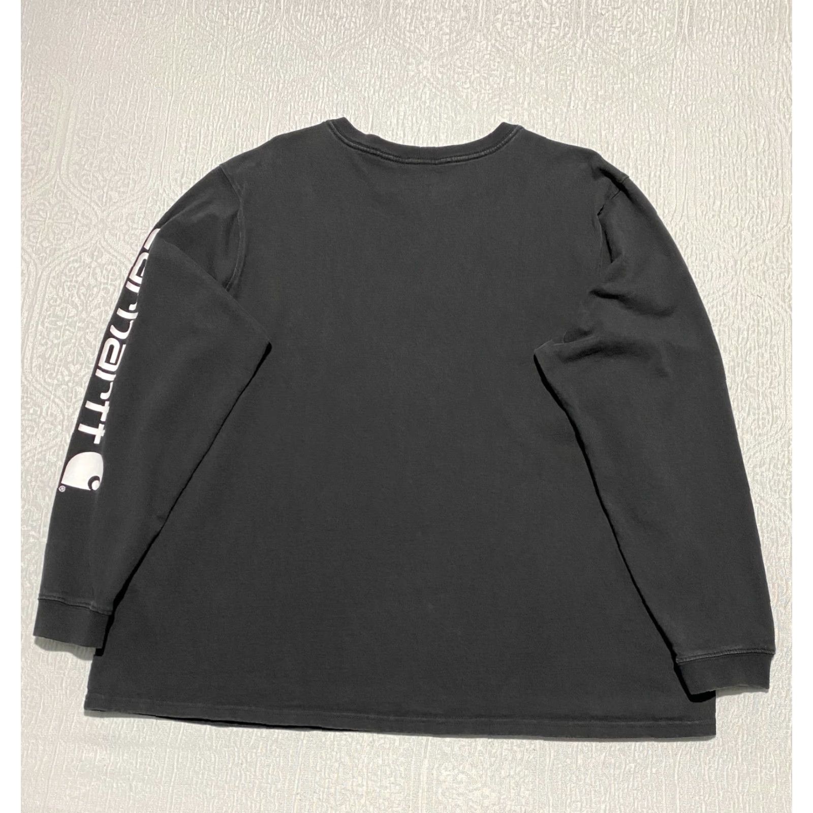 Carhartt VINTAGE Carhartt Shirt Mens 1X Black Original Fit Long Sleeve 103401 Size US XL / EU 56 / 4 - 3 Thumbnail