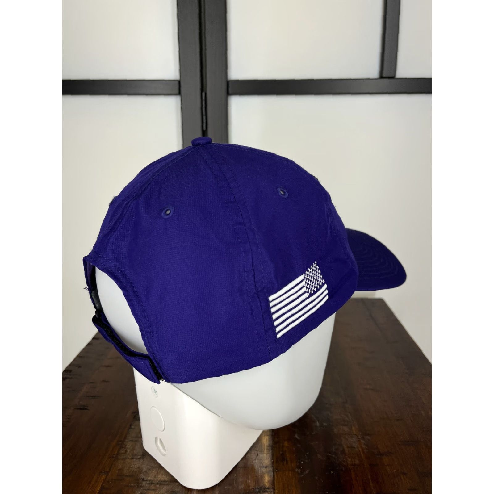 Vintage Richardson Hat Cap Strap Back Adult One Size Purple Baseball Cap Mens Fillet Logo Adjustable Lightweight Twill Polyester Cap Size ONE SIZE - 7 Thumbnail