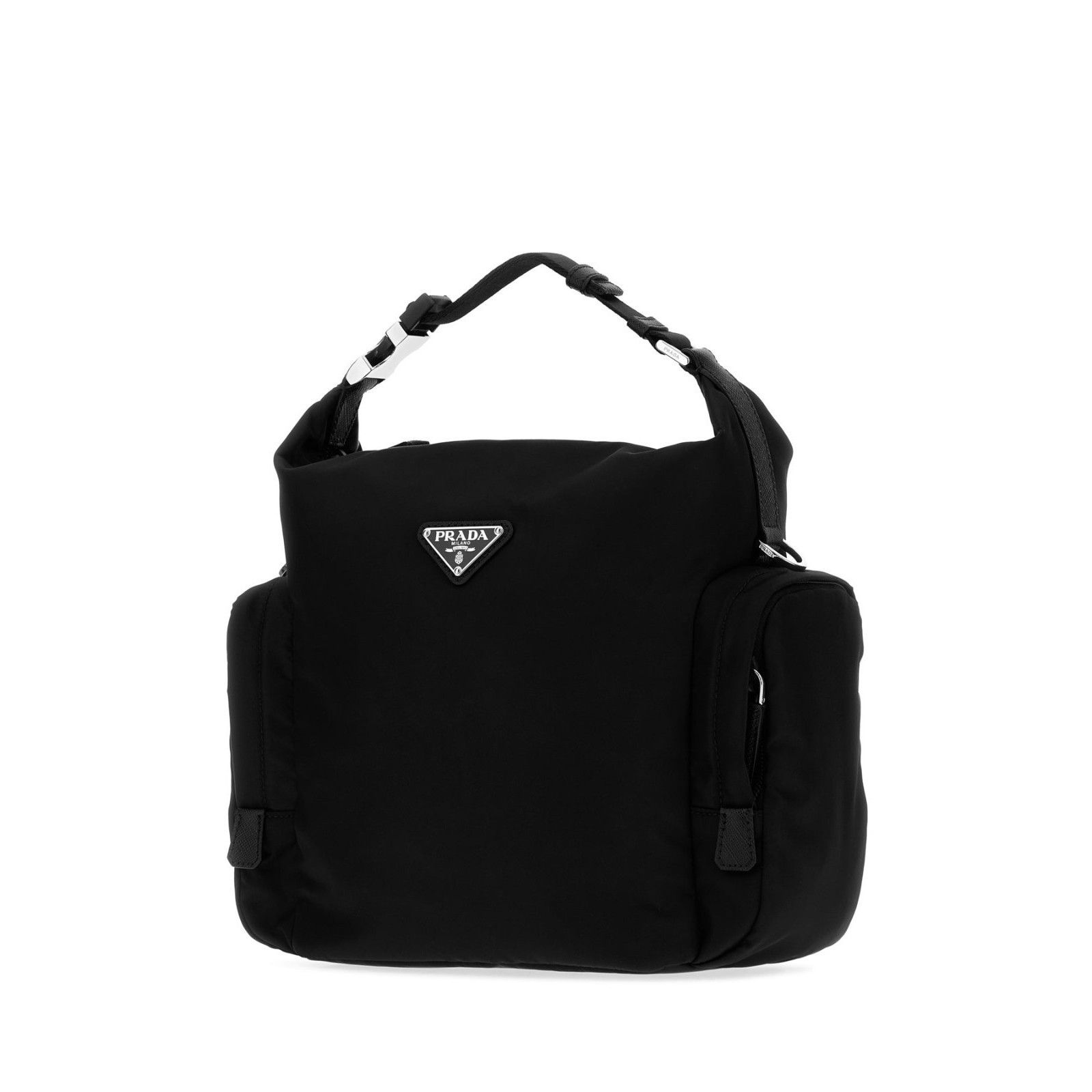 Prada PRADA $2850 Re-Nylon Saffiano Black Shoulder Bag New & Authe Size ONE SIZE - 2 Thumbnail