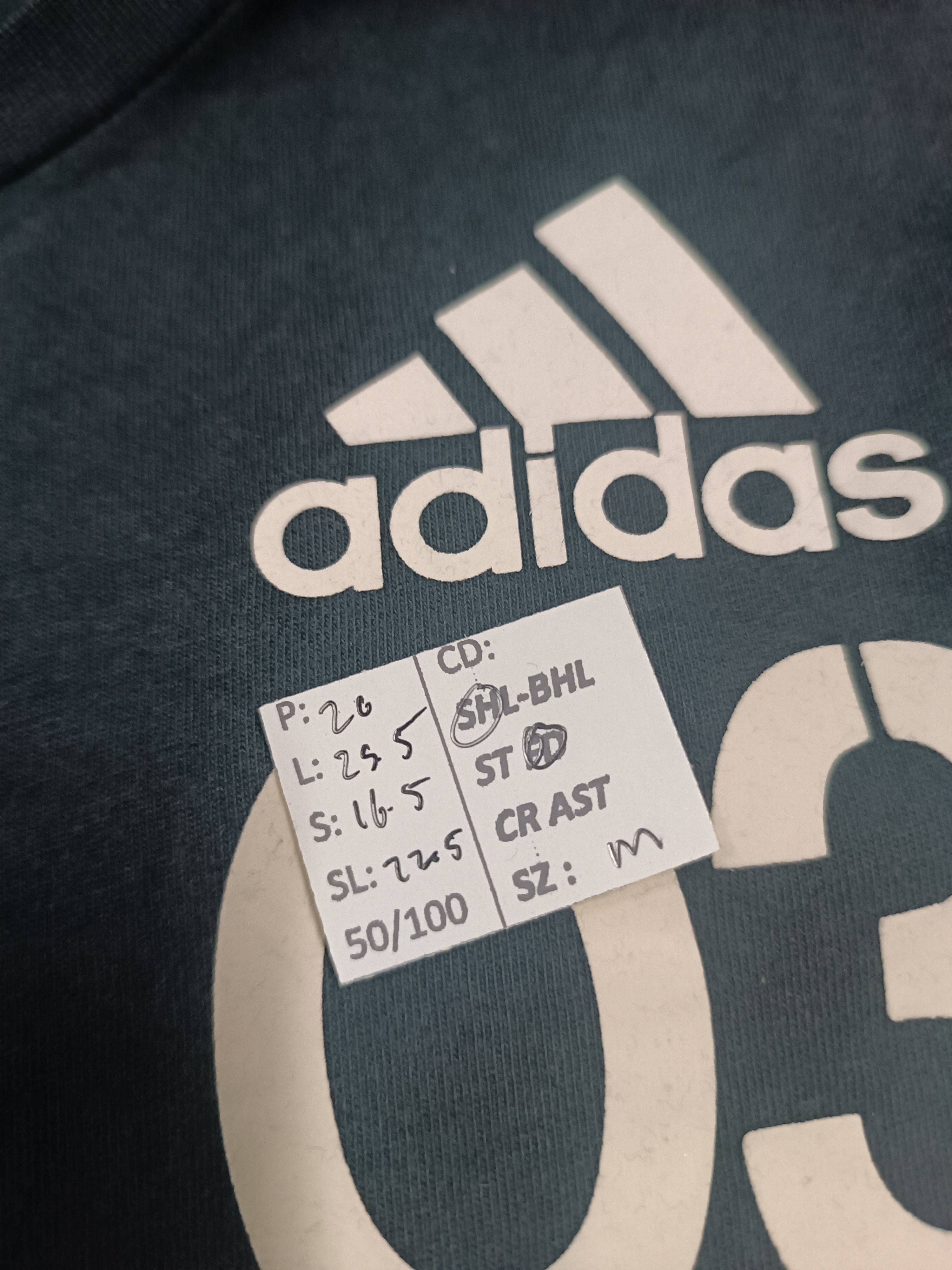 VINTAGE FADED ADIDAS 3 STRIPES TEE GORP TECH IFSIXWASNINE