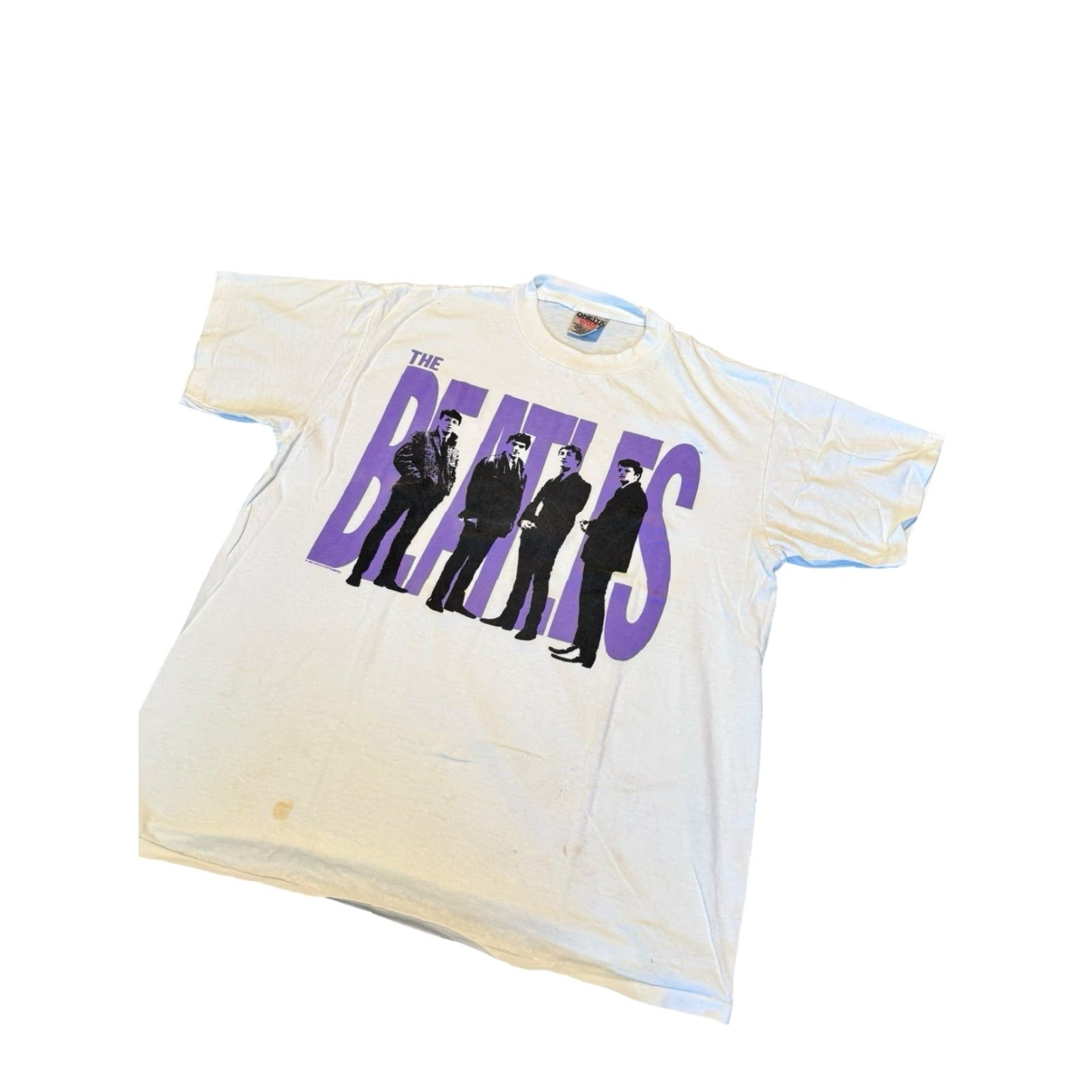 Vintage VINTAGE The Beatles T-Shirt Tour 1995 Band Big Logo White Size L Made USA Men's Shirts 90s Logo Concert Vintage 1990s Shirts Mens Size US M / EU 48-50 / 2 - 4 Thumbnail