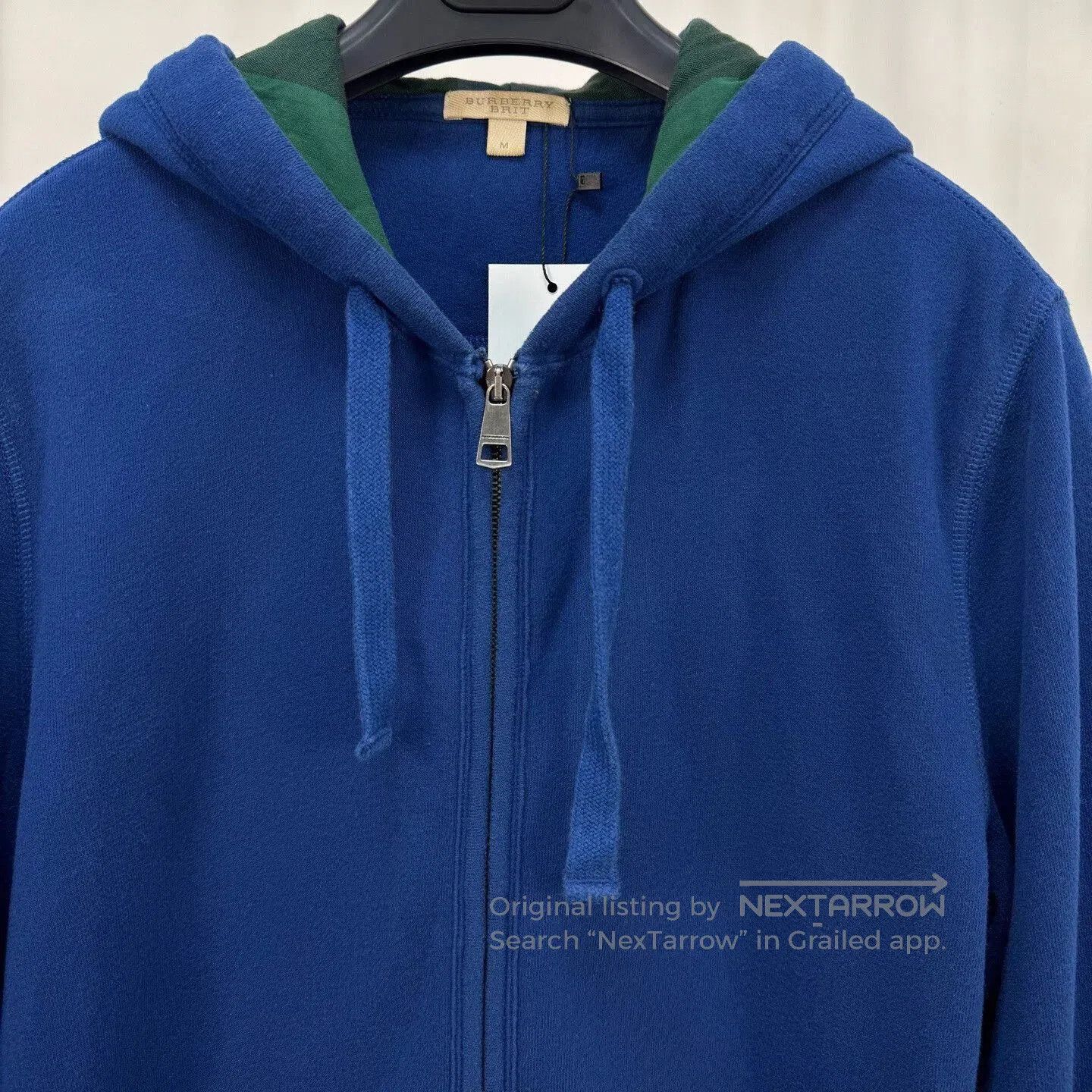 Burberry burberry embroidered check zip hoodie. Size US M / EU 48-50 / 2 - 5 Thumbnail