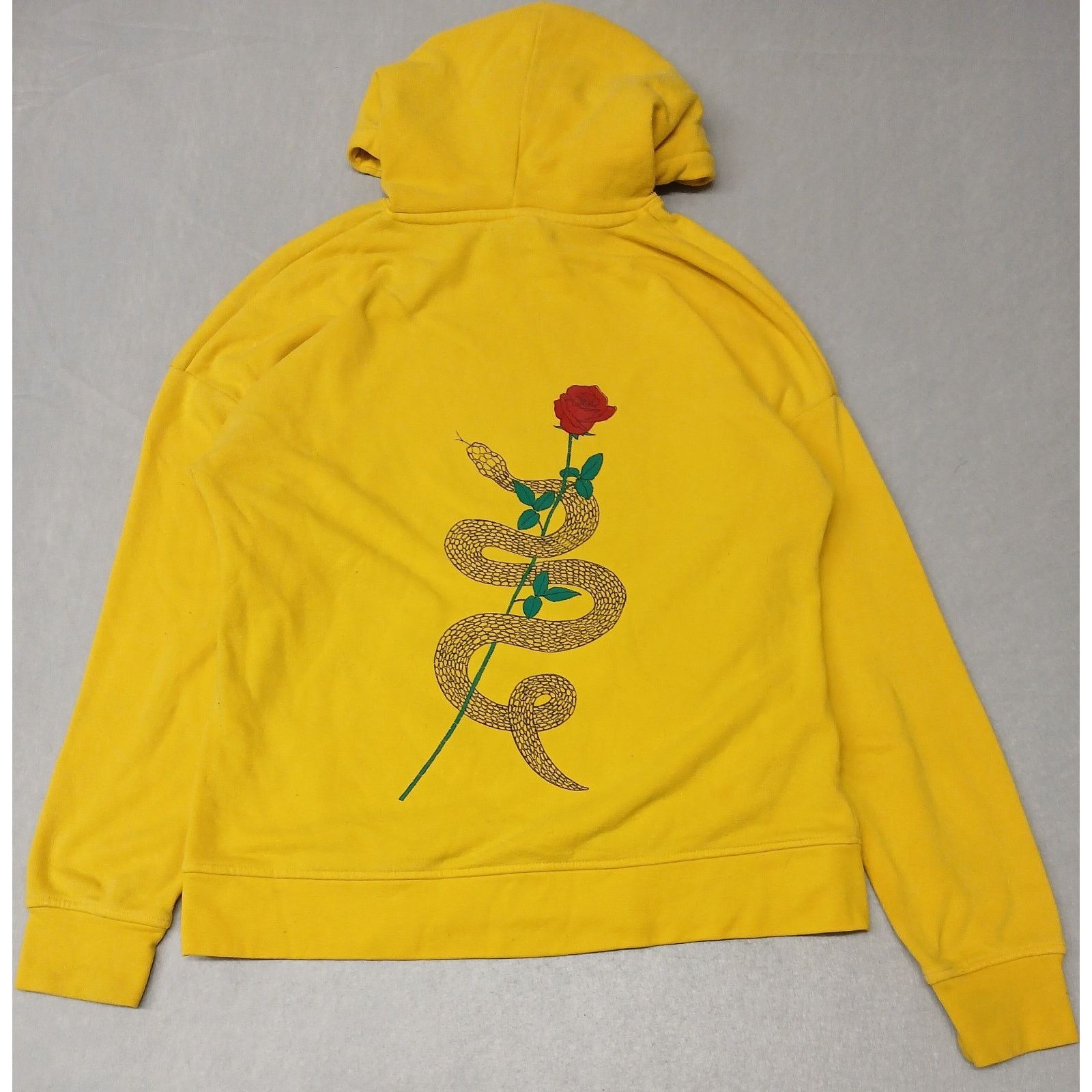 Empyre Empire (Small) Yellow Slit Pocket String Pullover Hoodie Size S / US 4 / IT 40 - 6 Thumbnail