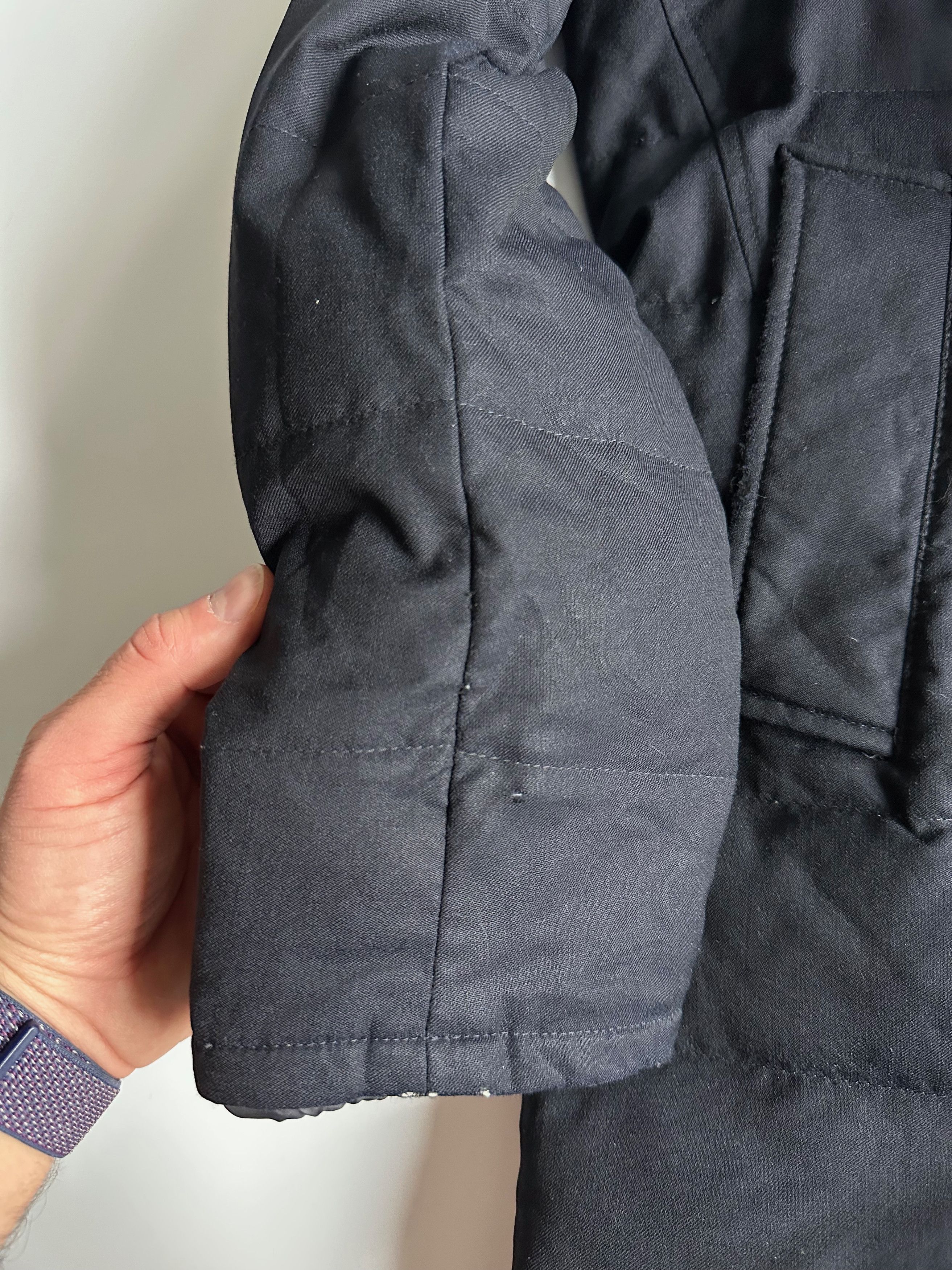 Moncler Moncler Vallier wool quilted down coat puffer sz 4 Size US L / EU 52-54 / 3 - 9 Thumbnail