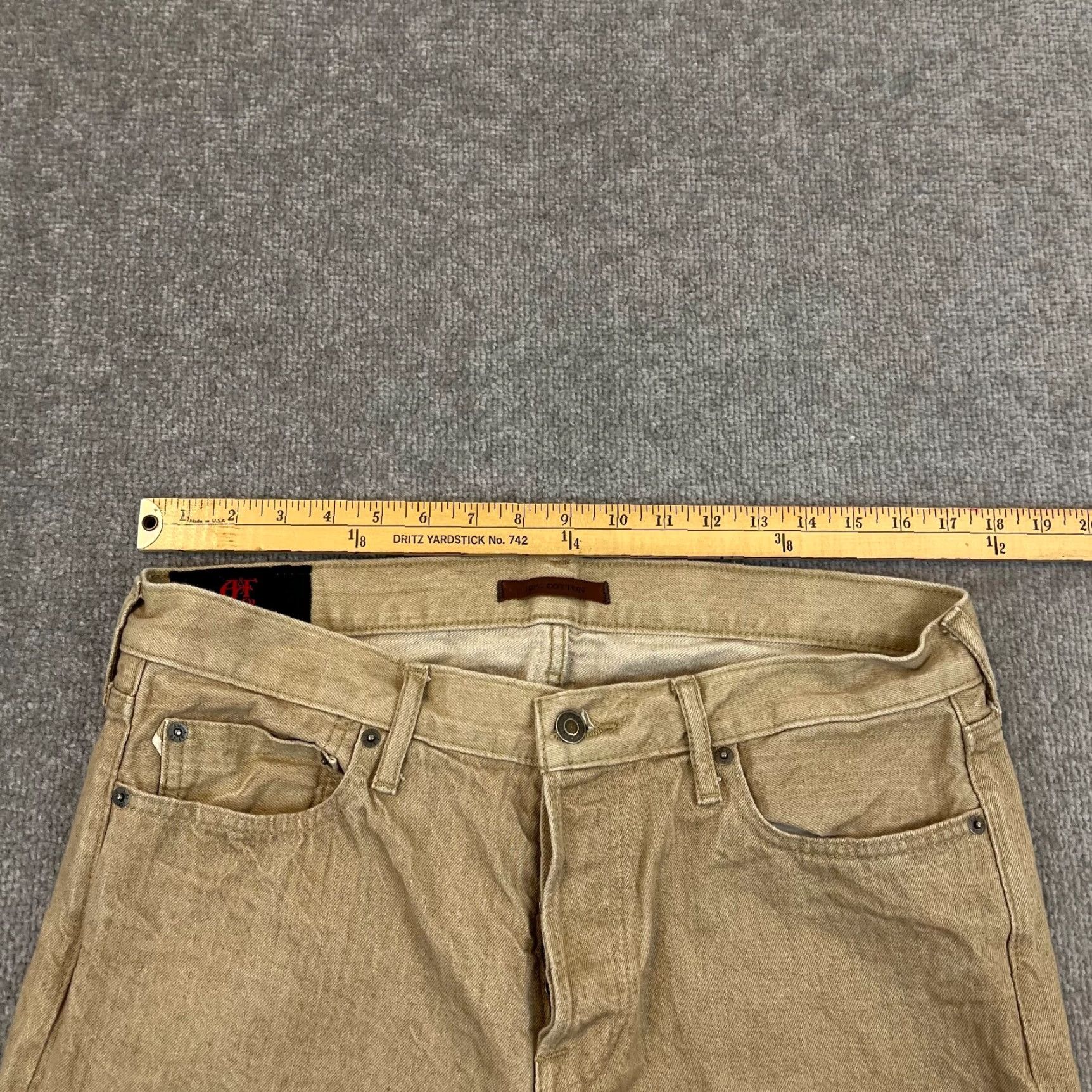 Abercrombie & Fitch VINTAGE Abercrombie & Fitch Pants Mens 34x32 Brown Straight Jean Casual Men Size US 34 / EU 50 - 5 Thumbnail